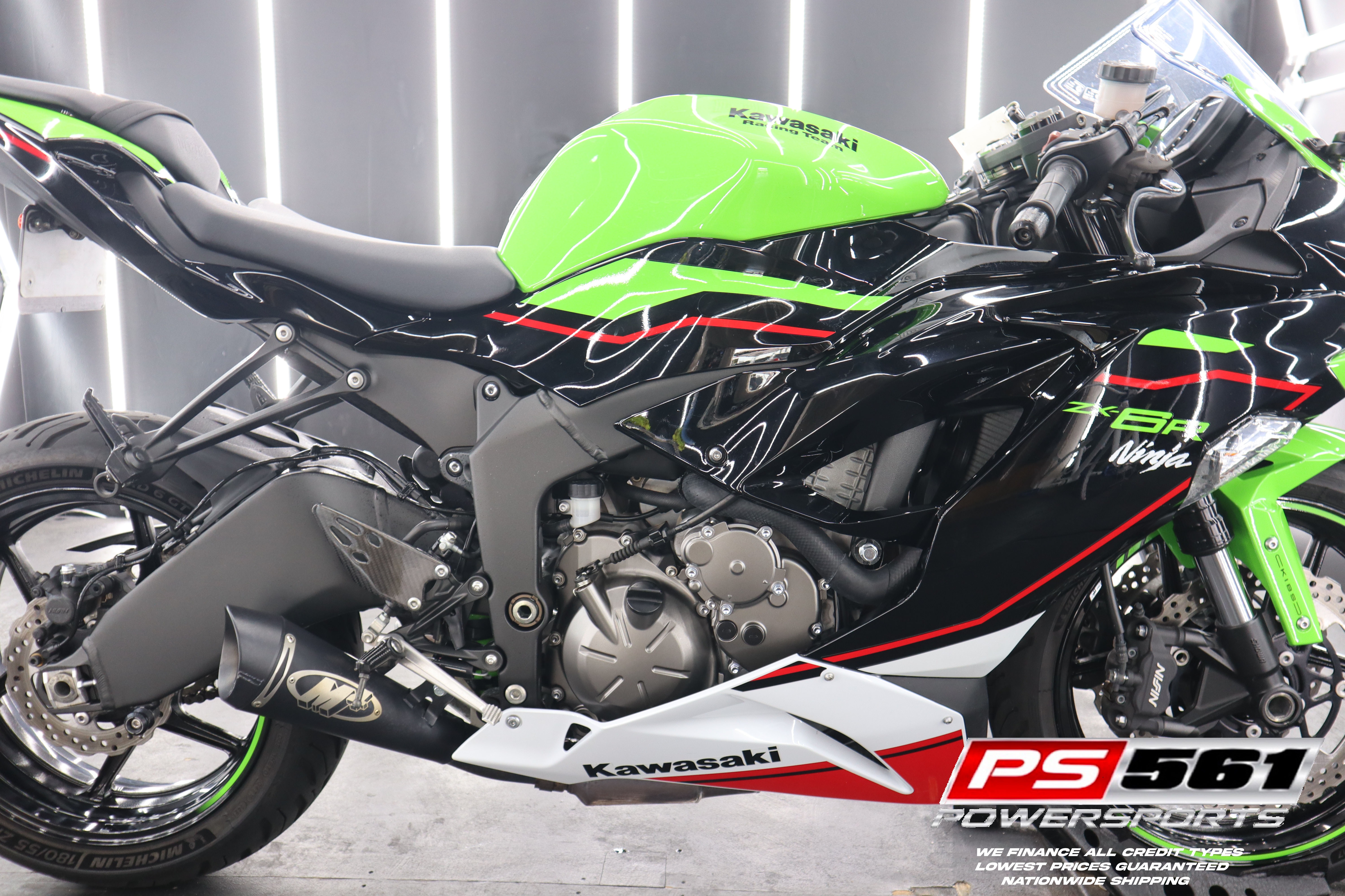 Used 2021 Kawasaki Ninja ZX-6R ABS KRT Edition Lime Green / Ebony