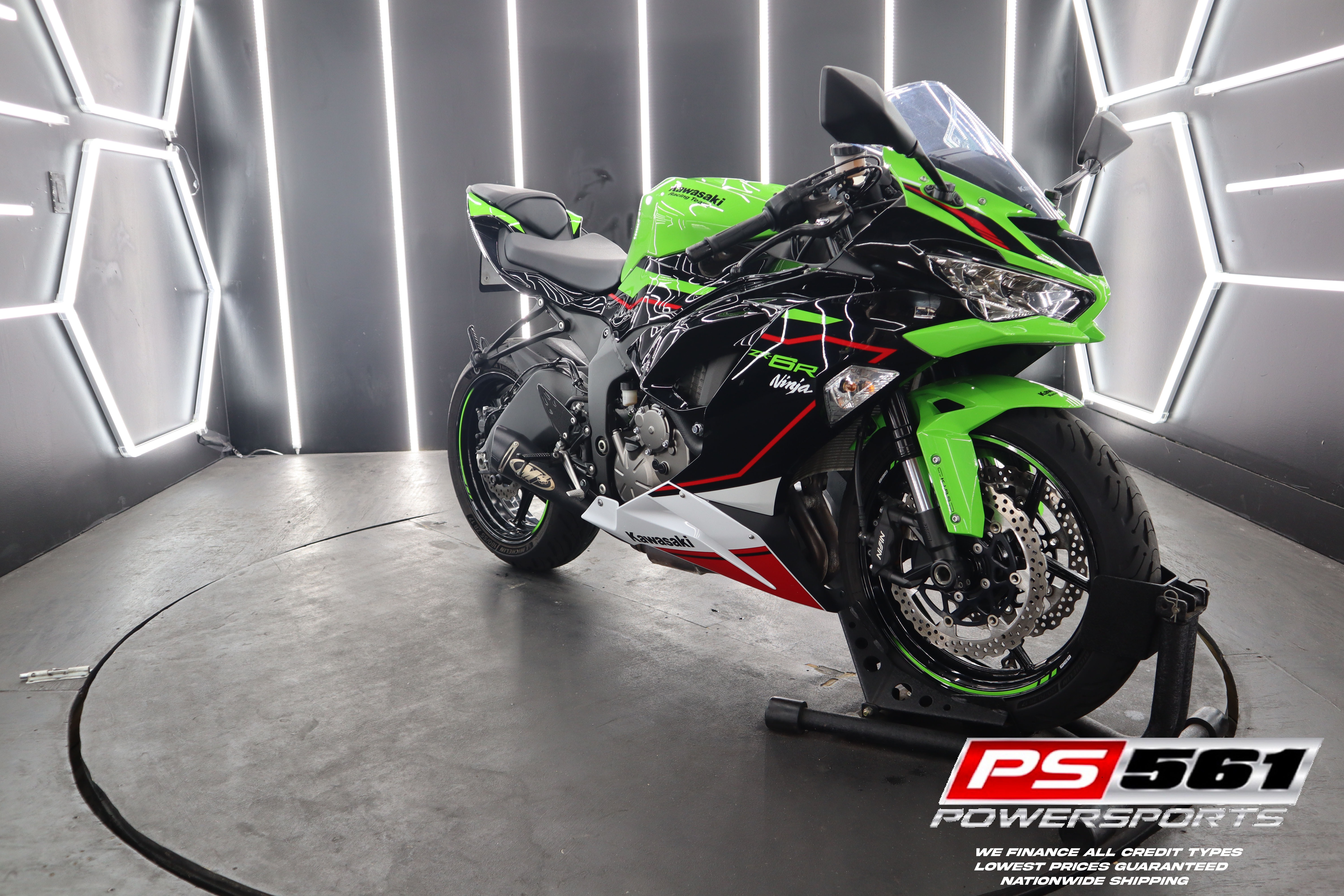Used 2021 Kawasaki Ninja ZX-6R ABS KRT Edition Lime Green / Ebony