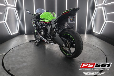 Used 2021 Kawasaki Ninja ZX-6R ABS KRT Edition Lime Green / Ebony