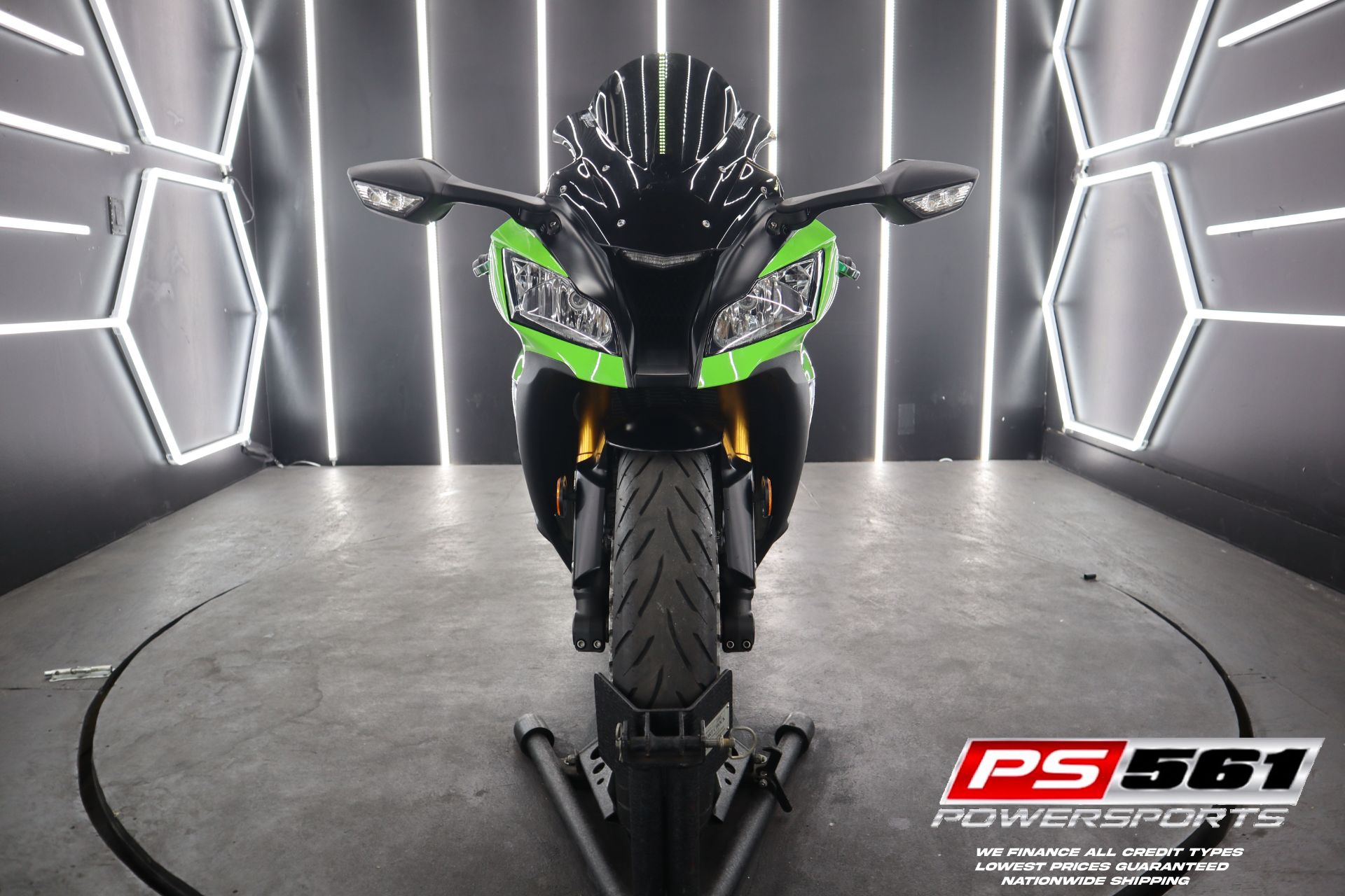 Used 2014 Kawasaki Ninja® ZX™-10R ABS Lime Green / Flat Ebony