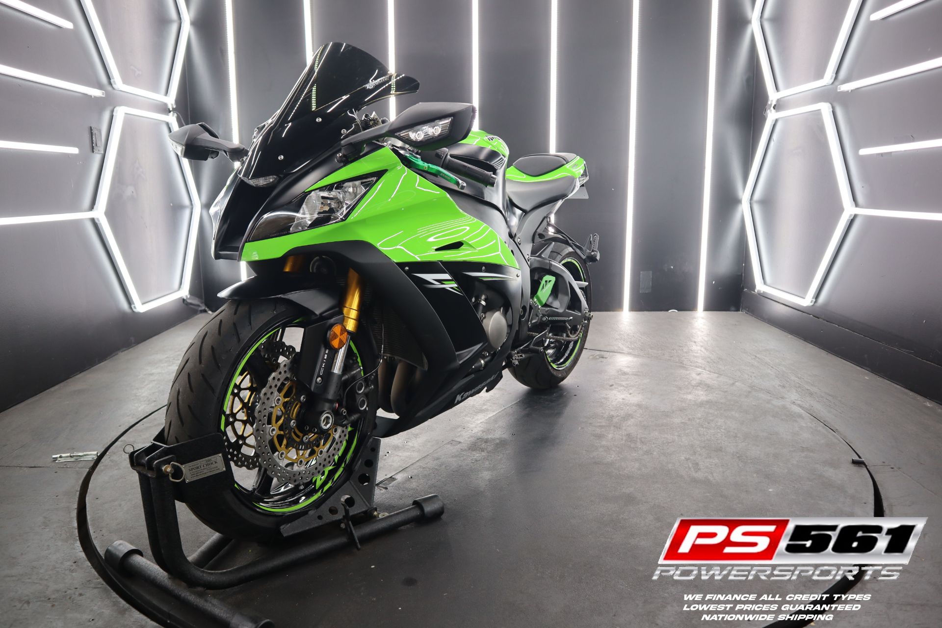 Used 2014 Kawasaki Ninja® ZX™-10R ABS Lime Green / Flat Ebony