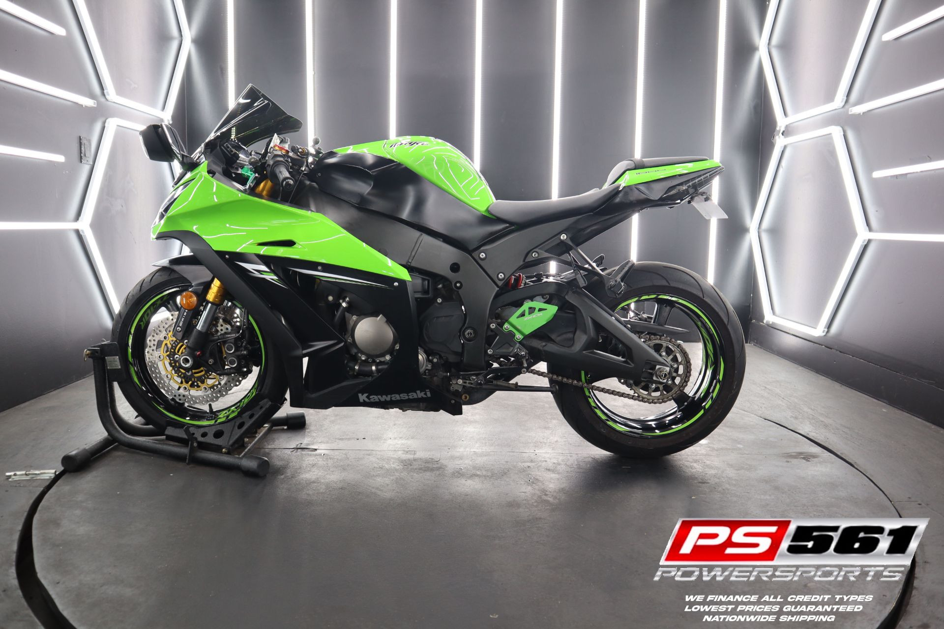 ヨシタカ Used 2014 Kawasaki Ninja® ZX™-10R ABS Lime Green / Flat Ebony