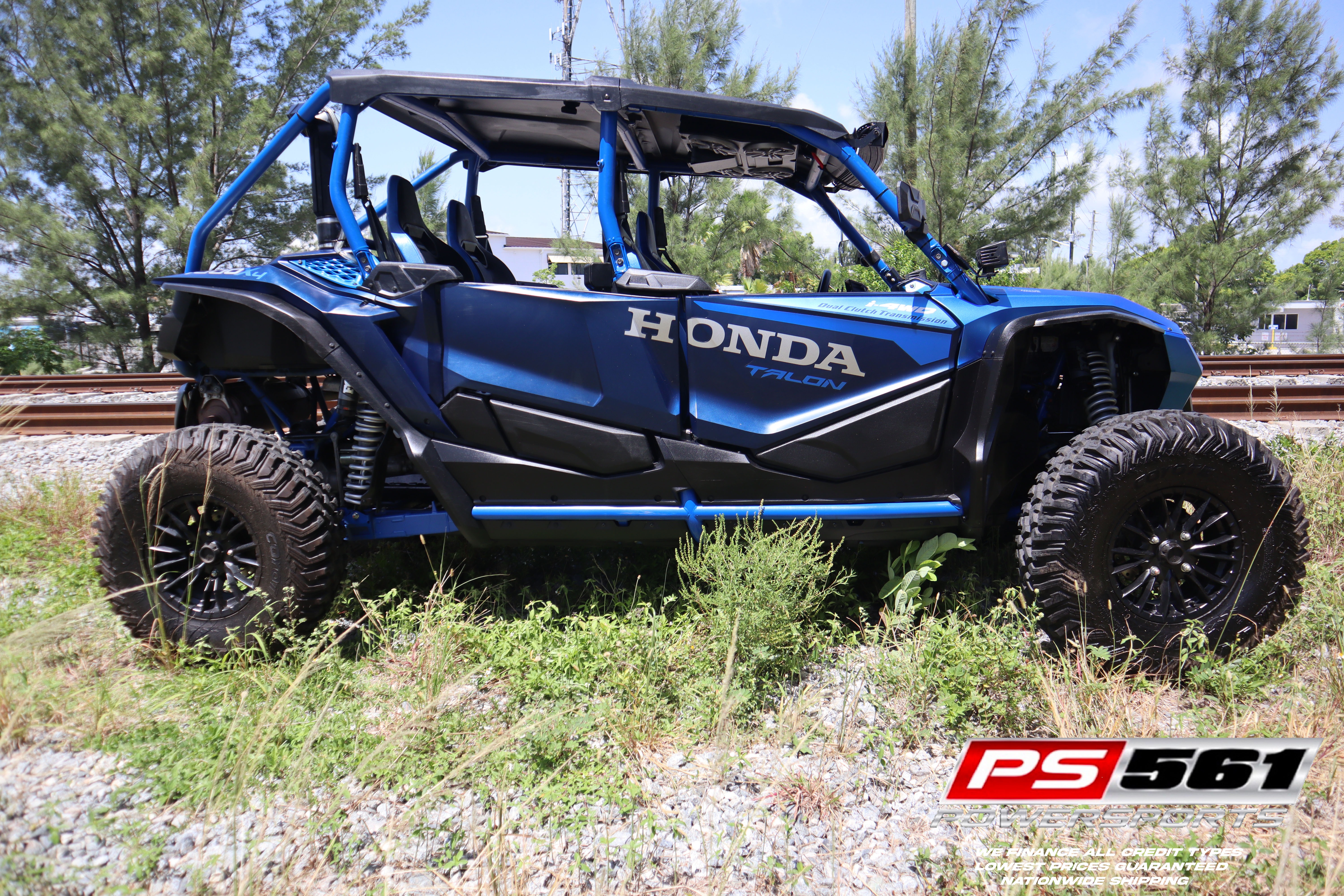 Used 2024 Honda Talon 1000R-4 FOX Live Valve Matte Navy Blue