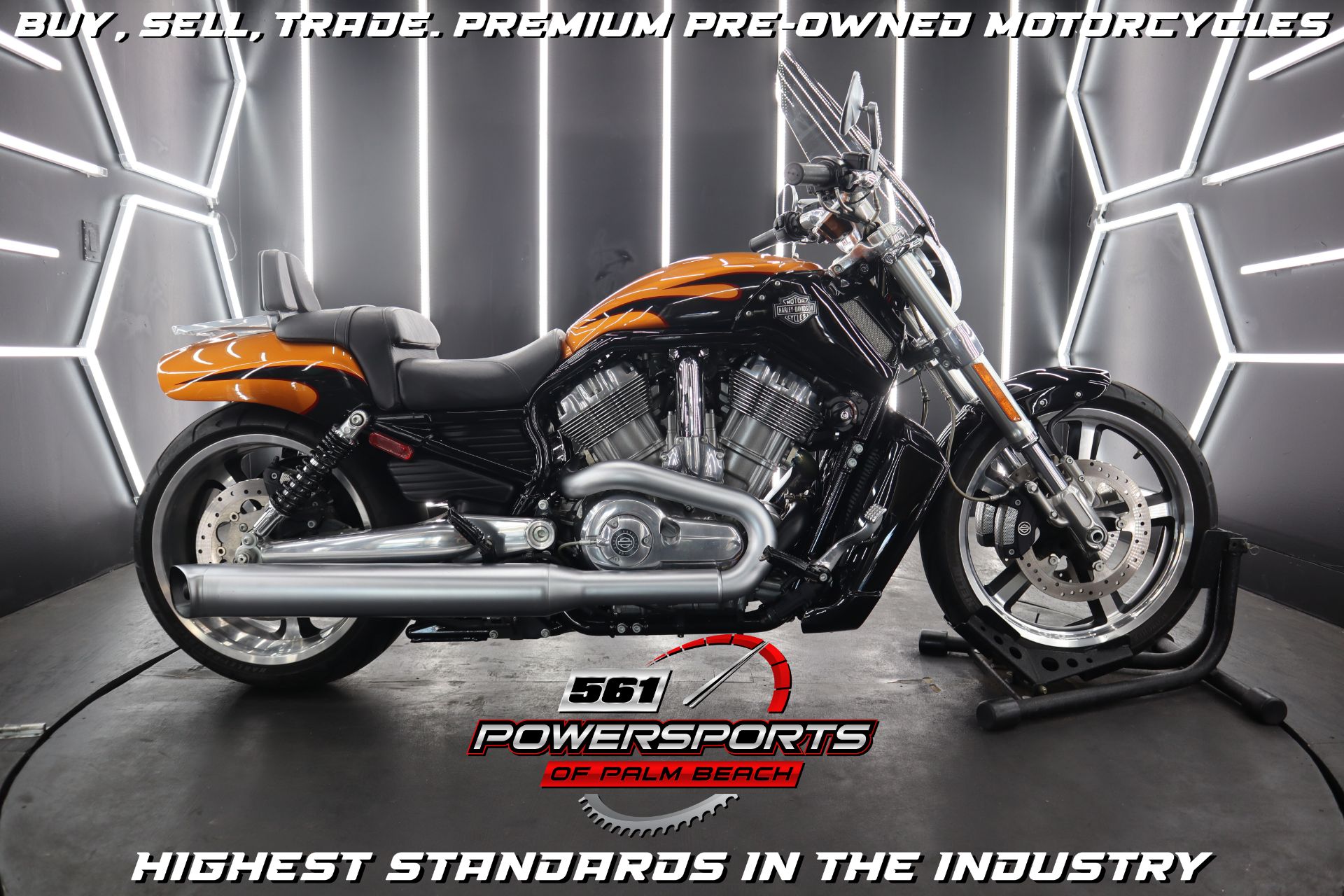 Used 2014 Harley-Davidson V-Rod Muscle® Amber Whiskey with Flames