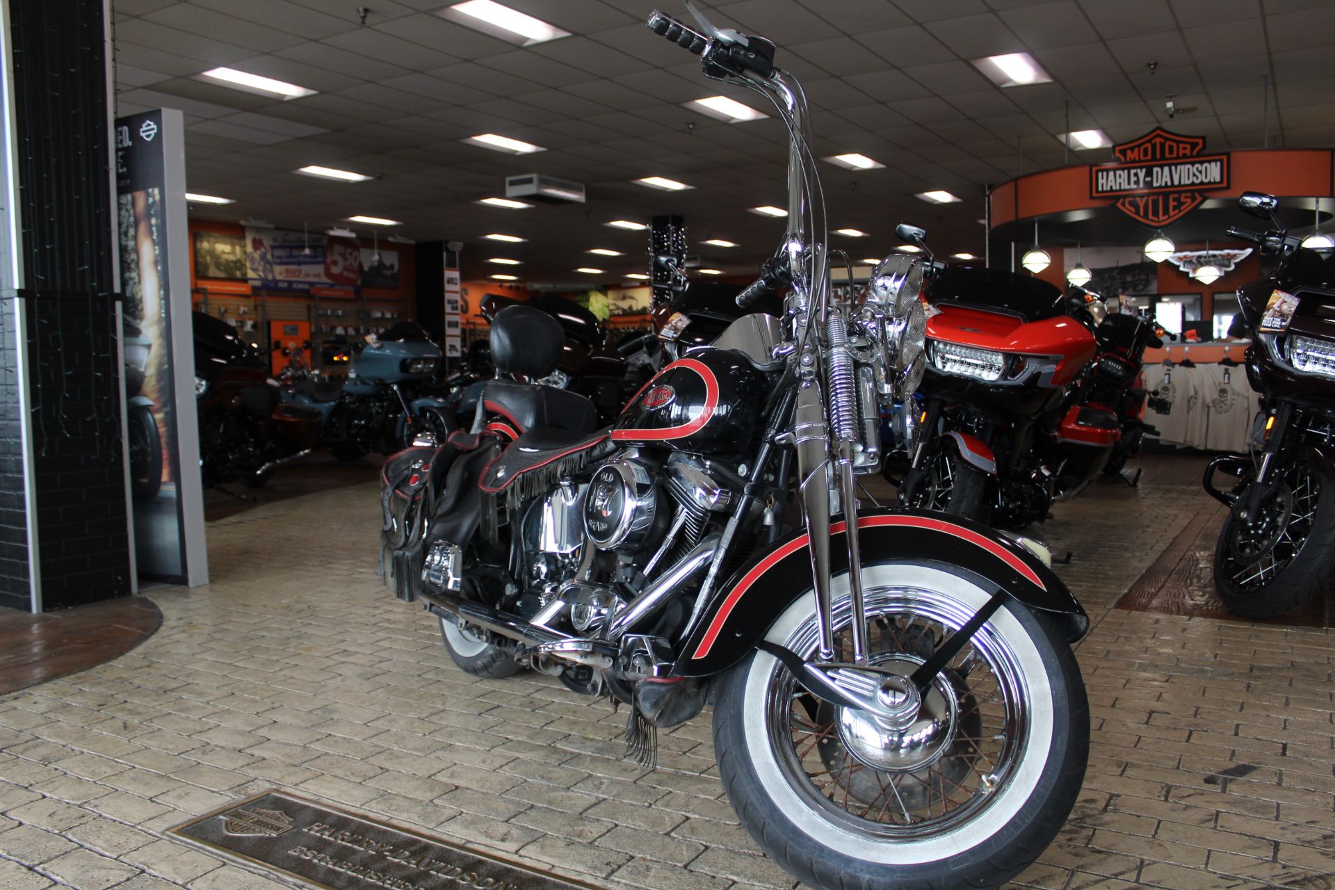 Used 1998 Harley-Davidson FLSTS BLACK/RED | Motorcycles in