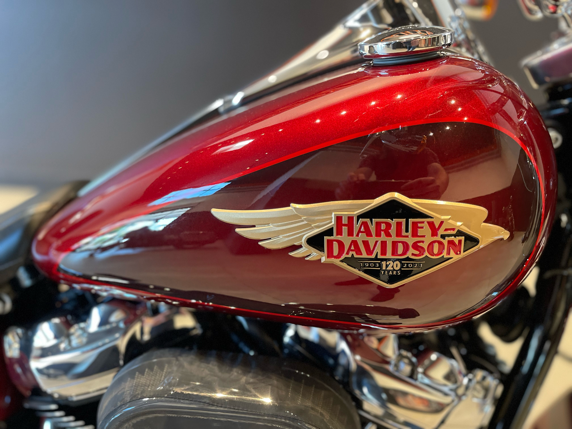 Used 2023 Harley-Davidson Fat Boy® Anniversary Heirloom Red Fade