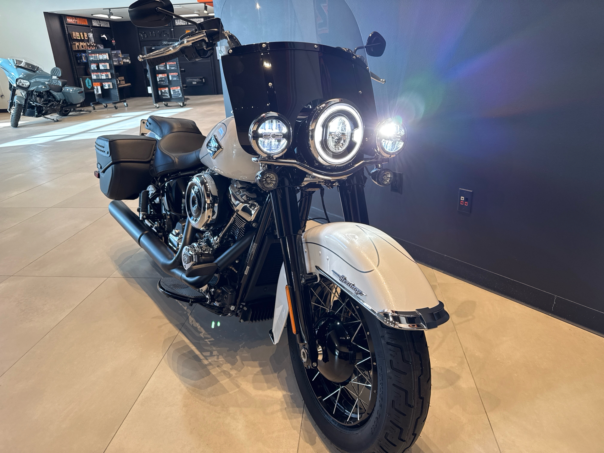 仁HARLEY ANGEL 本革ベスト 5XL ホワイト ハーレー HARLEY ANGEL バイクベスト 本革製 ベスト レザー