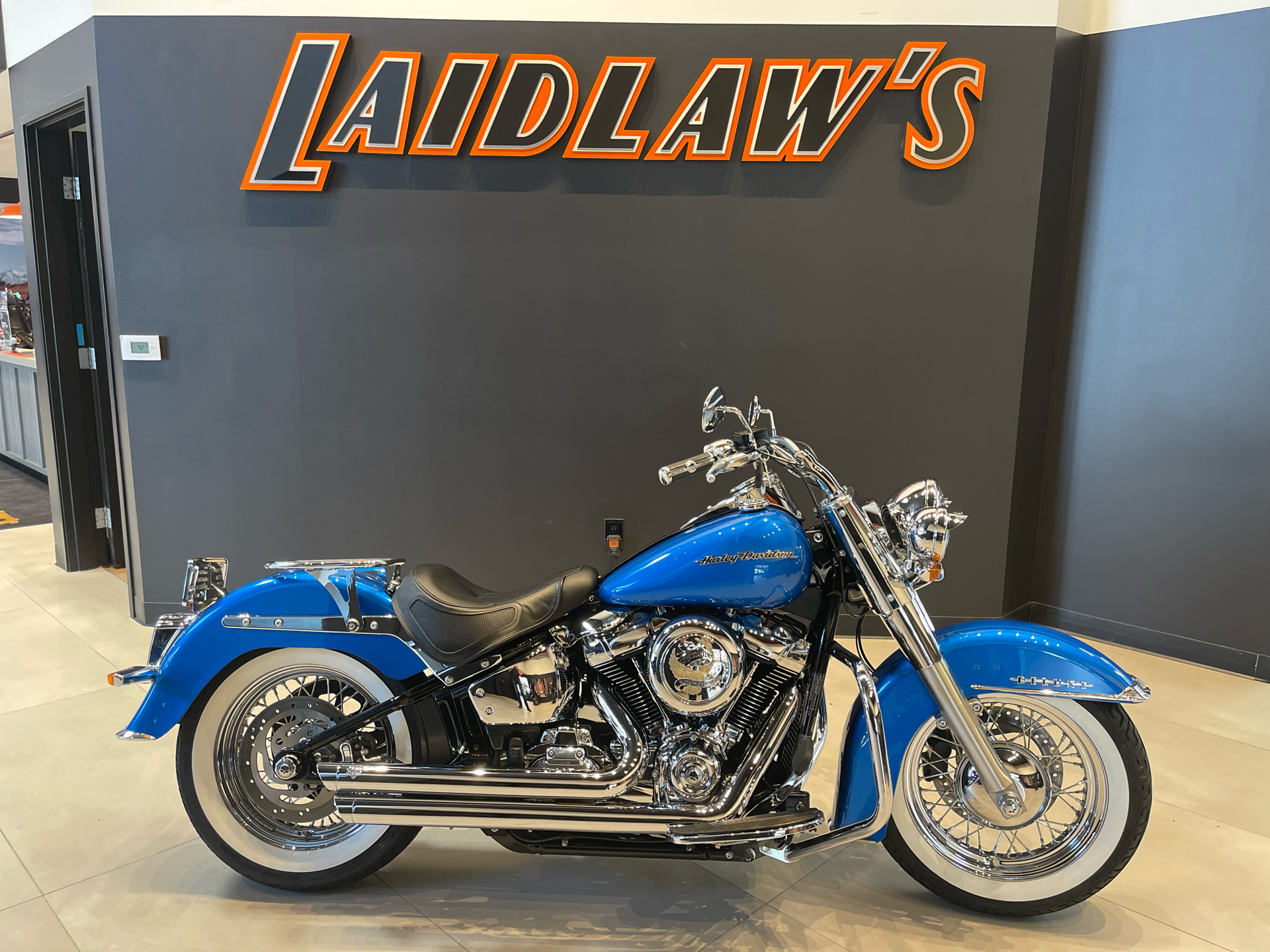 Used 2018 Harley-Davidson Softail® Deluxe 107 Electric Blue