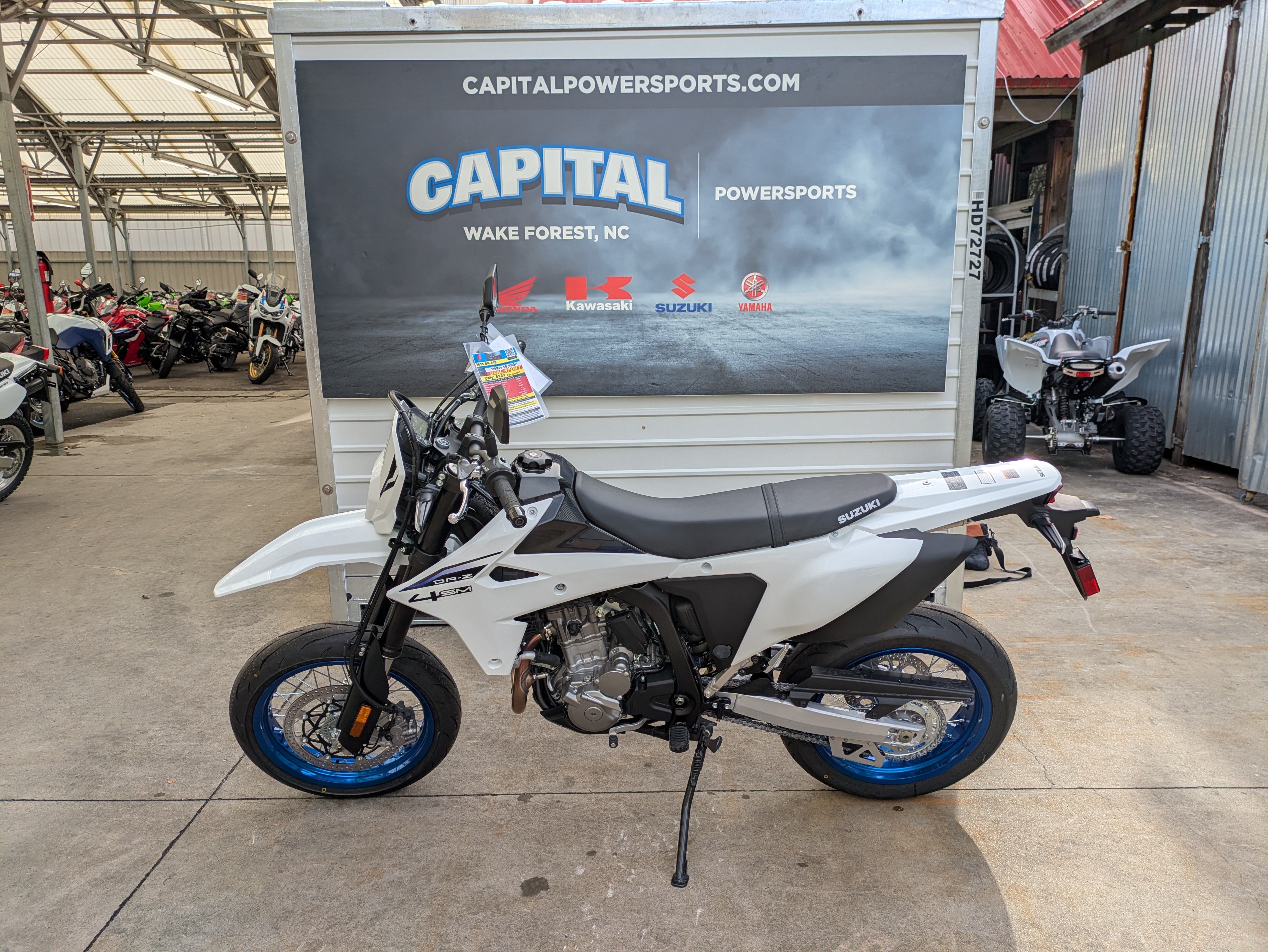 New 2025 Suzuki DR-Z4SM, Wake Forest NC | Specs, Price, Photos