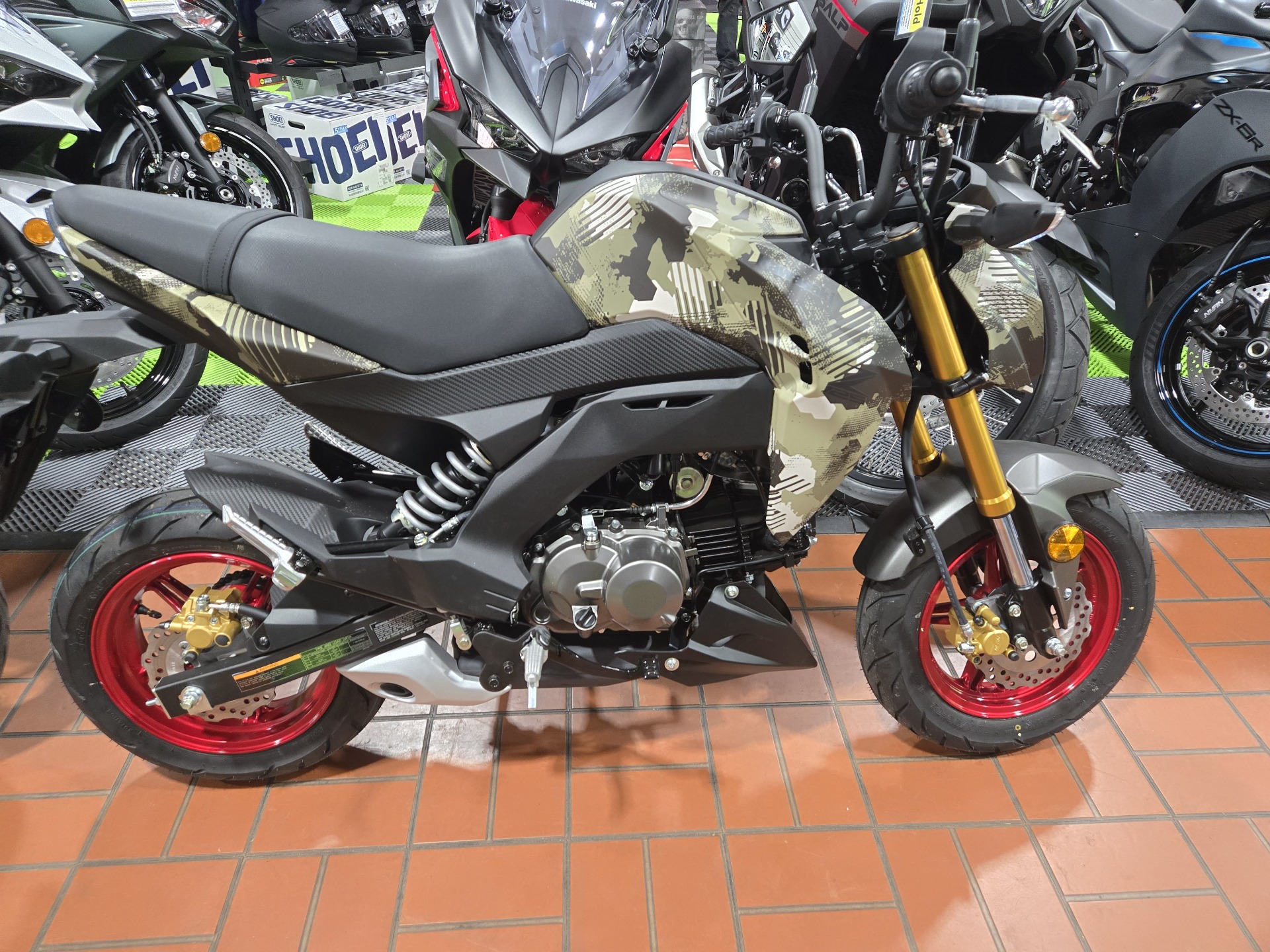 BAMBOO 2024.6〜2025.1 2025 Kawasaki Z125 Pro Motorcycles Conroe Texas BR125JSFAL