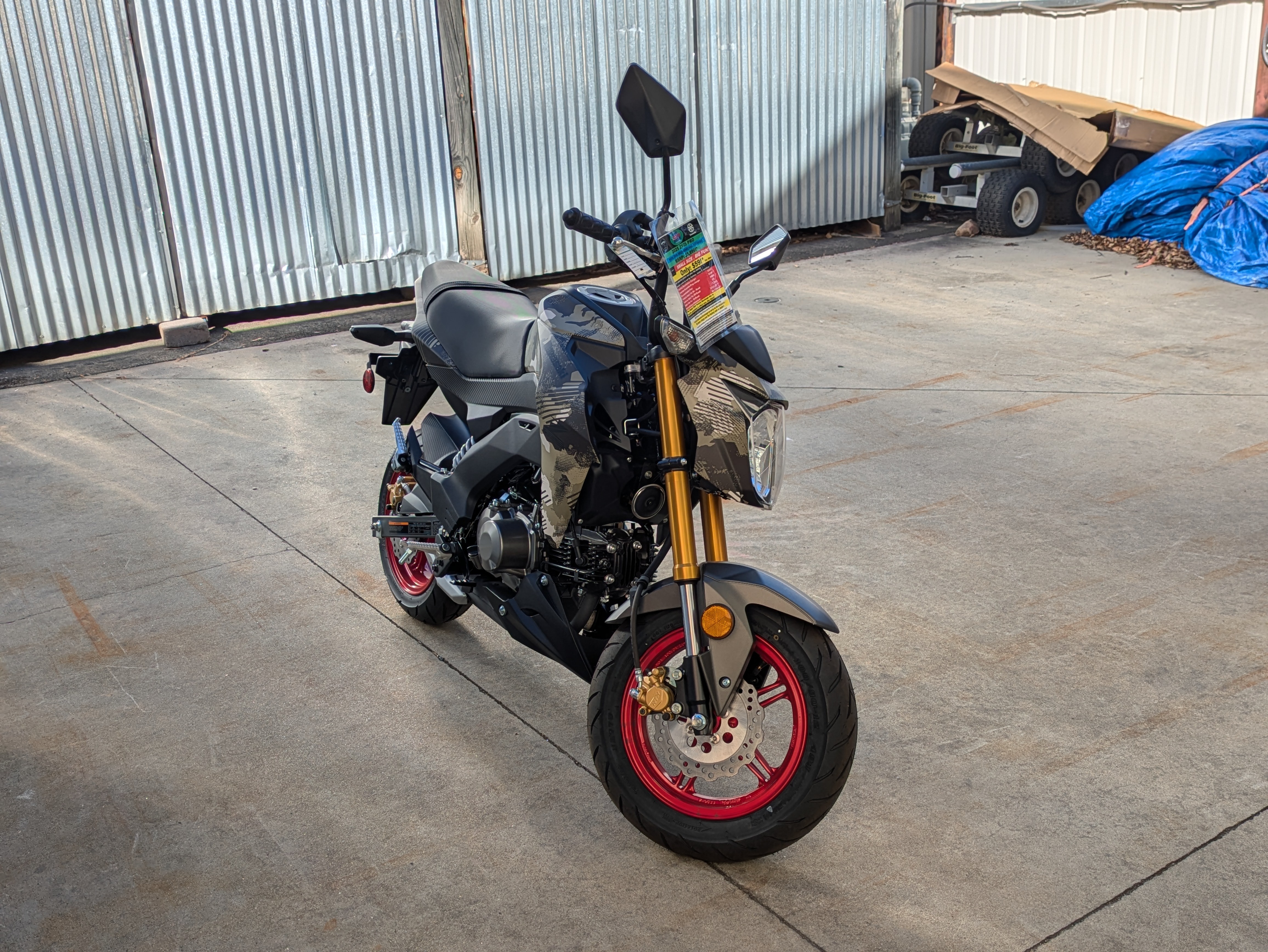 New 2025 Kawasaki Z125 Pro, Wake Forest NC | Specs, Price, Photos