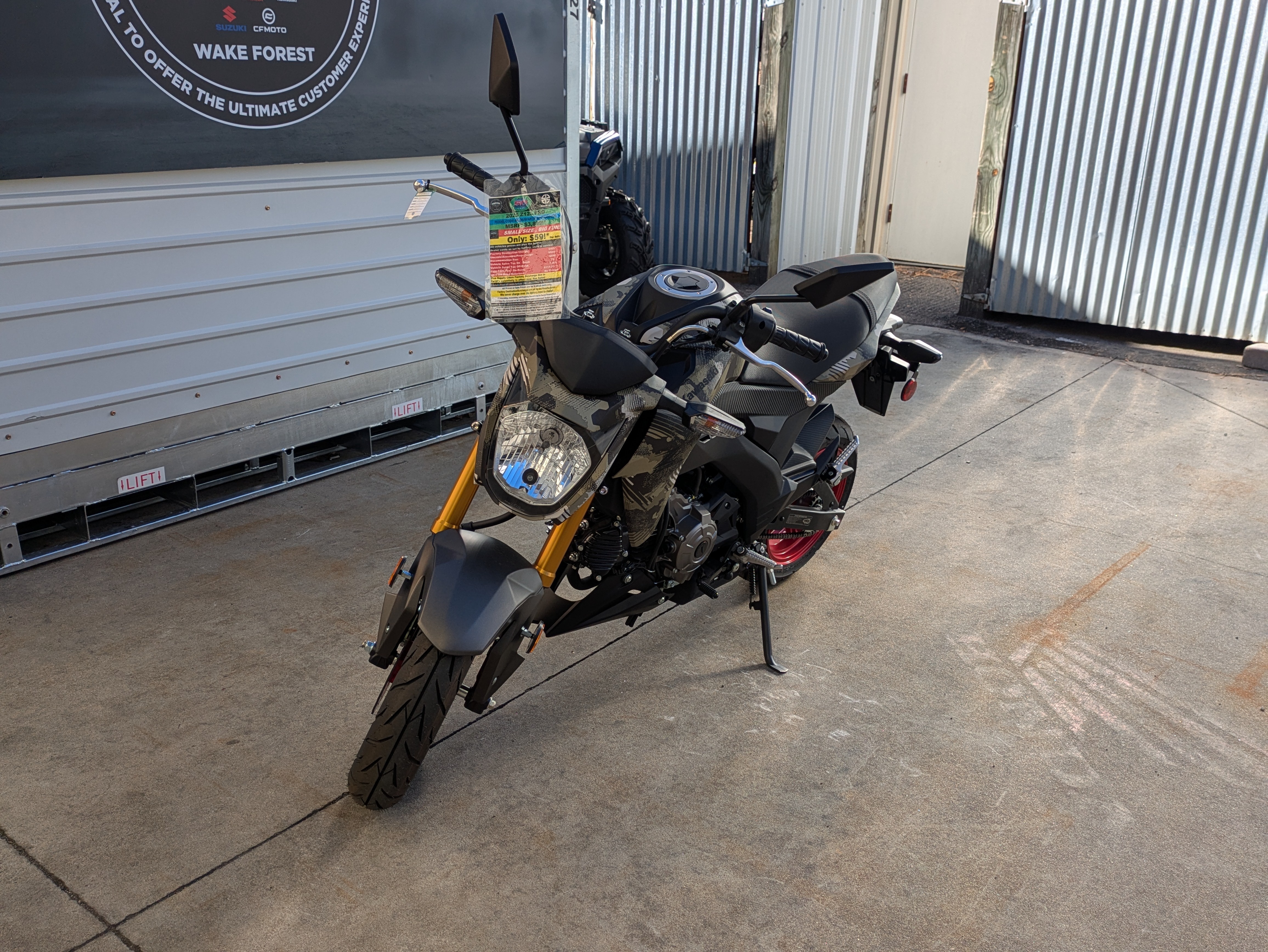 New 2025 Kawasaki Z125 Pro, Wake Forest NC | Specs, Price, Photos