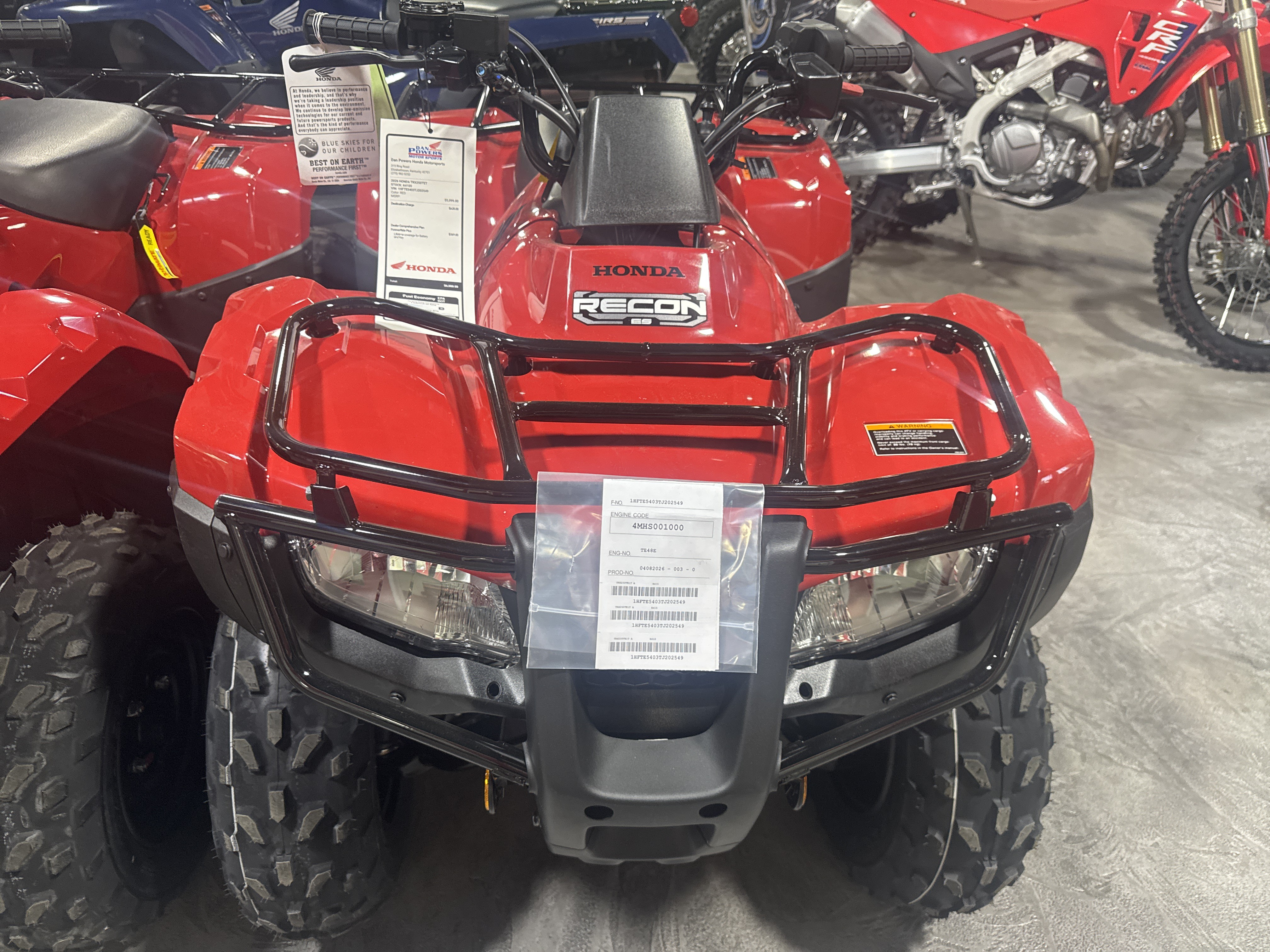 2026 Honda FourTrax Recon ES for sale 1124674