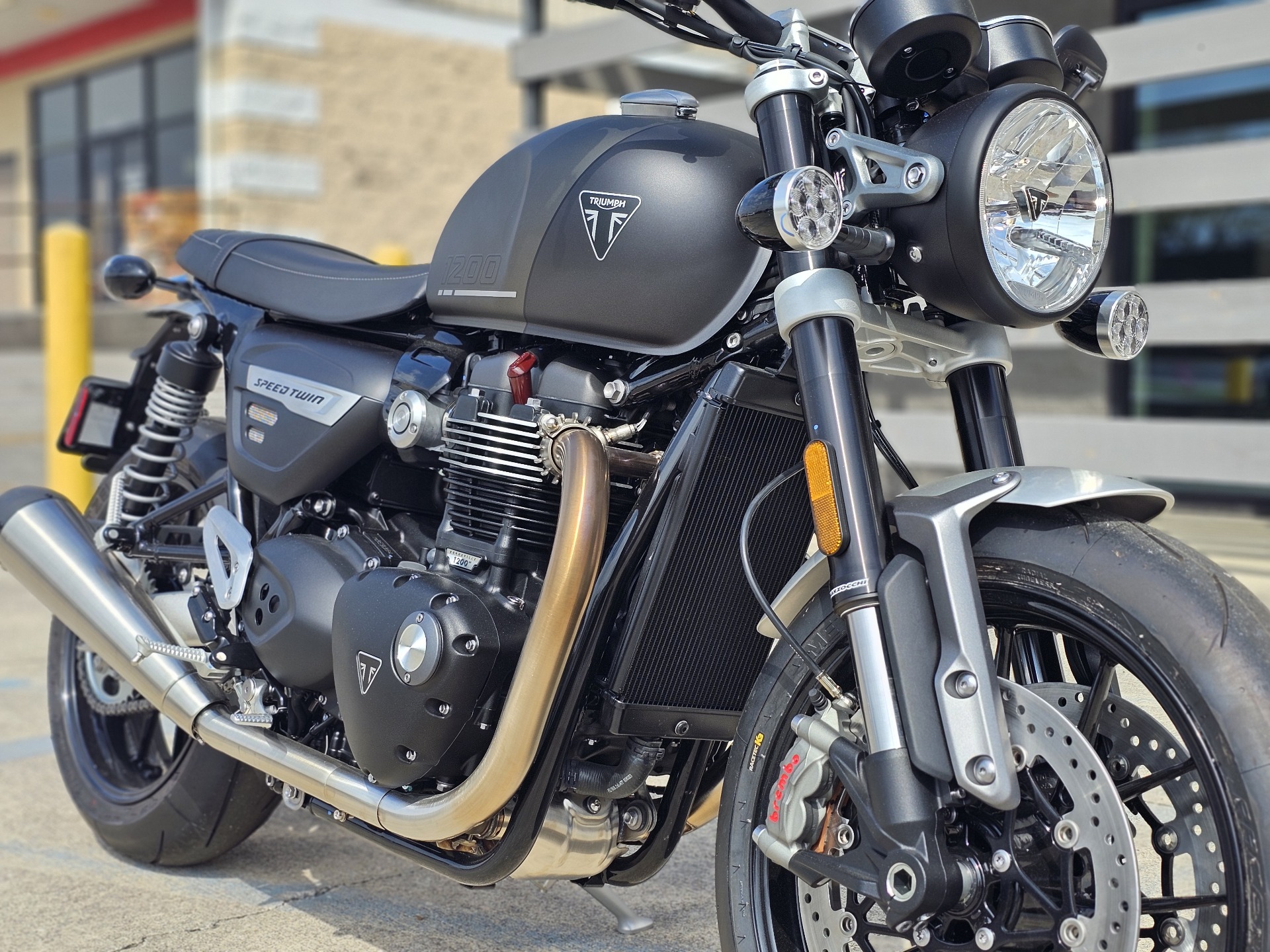 Accessoire Speed Twin 900 1200 Grille Radiateur Moto Triumph - Protection Aluminium Pour Bonneville T100, T120, Speed Twin - Noir Protection Radiateur Triumph