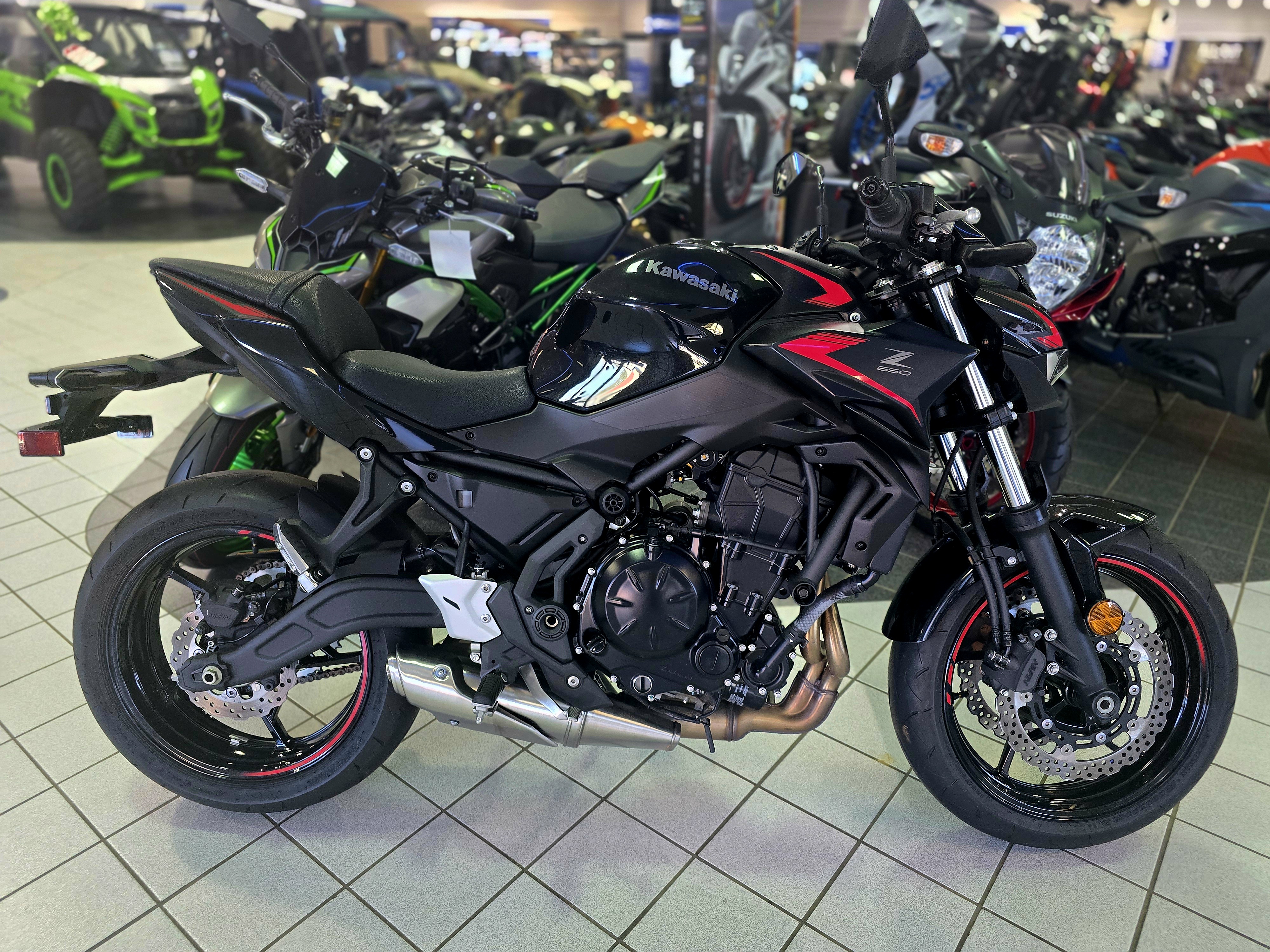 カーナビ Used 2023 Kawasaki Z650 | Motorcycles in Asheville NC | Metallic