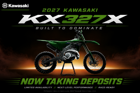New 2027 Kawasaki KX™327X | Motorcycles in Asheville NC | Lime