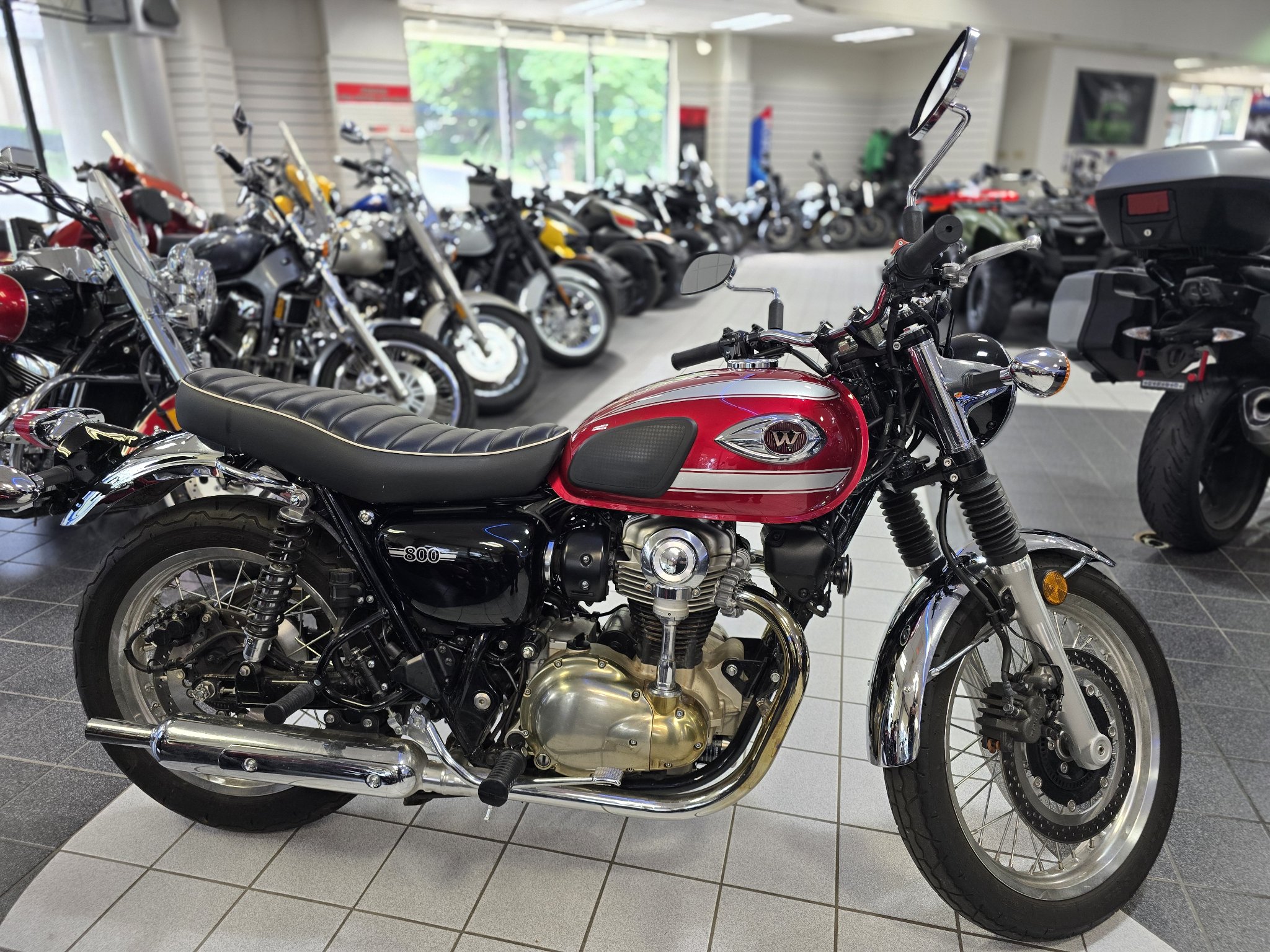 Used 2022 Kawasaki W800 | Motorcycles in Asheville NC | Candy Fire