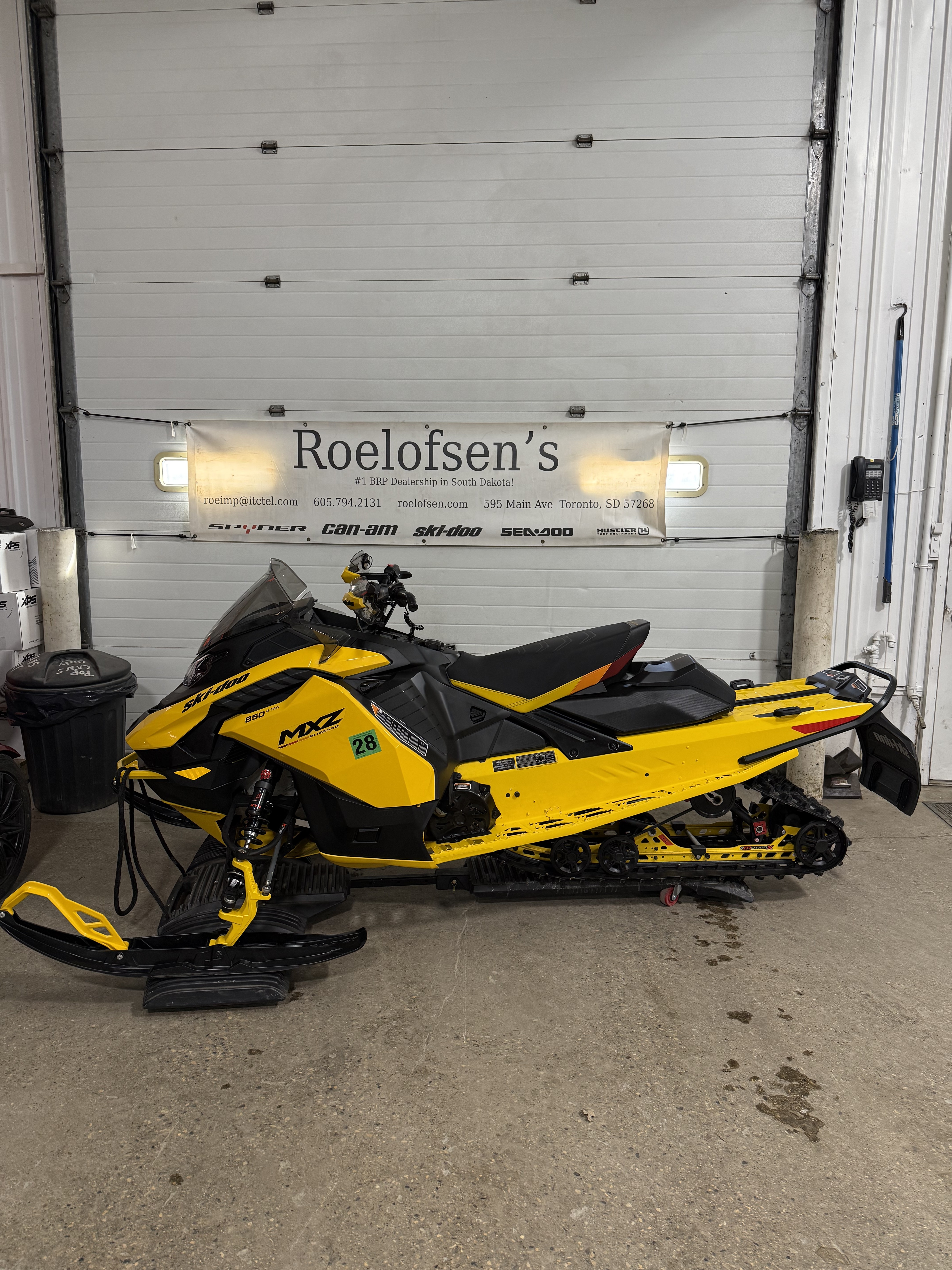 2023 Ski-Doo MXZ Blizzard 850 E-TEC ES RipSaw 1.25 for sale 1059127