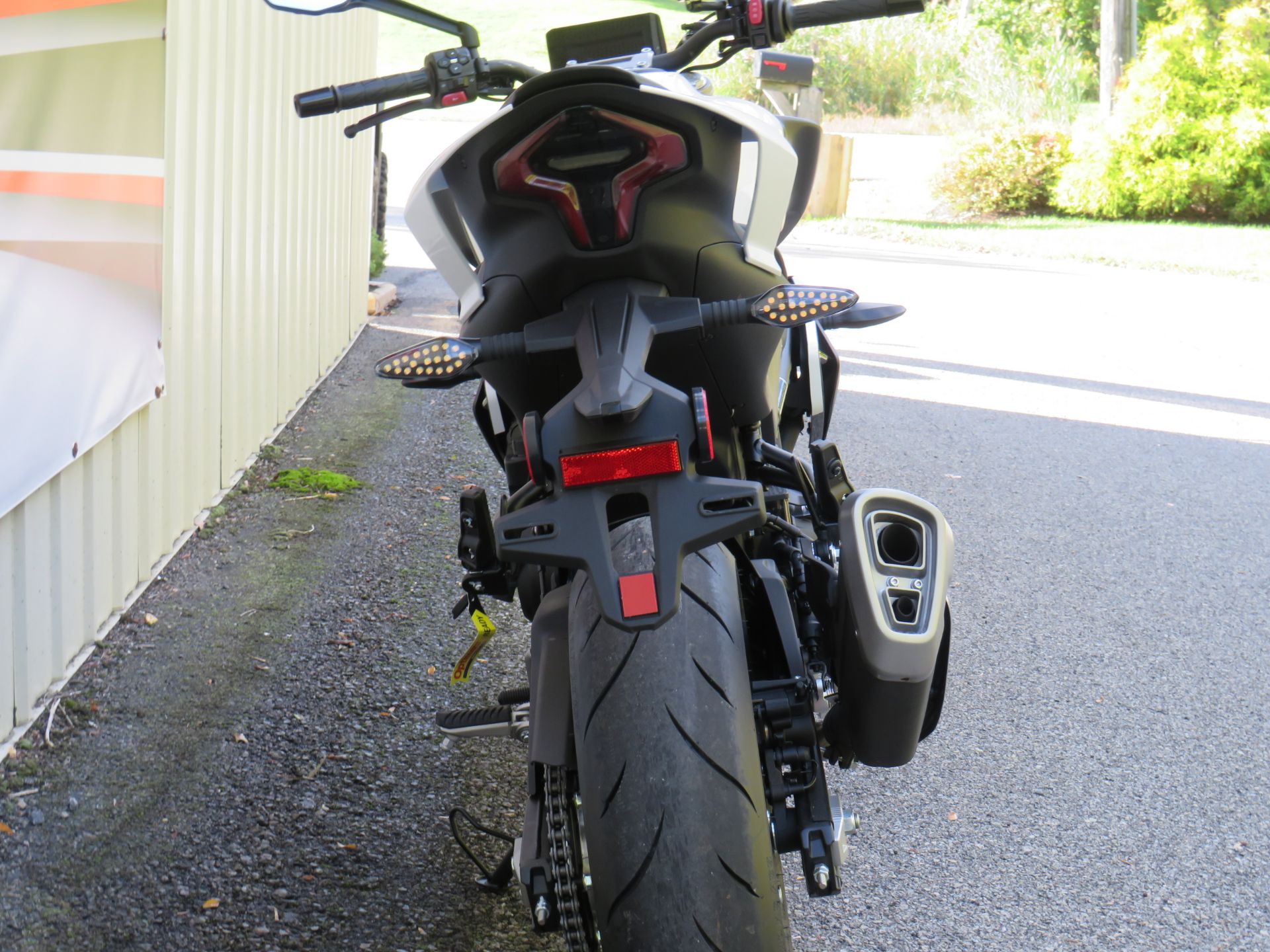 New 2025 CFMOTO 450NK Nebula White | Motorcycles in New Ashford MA