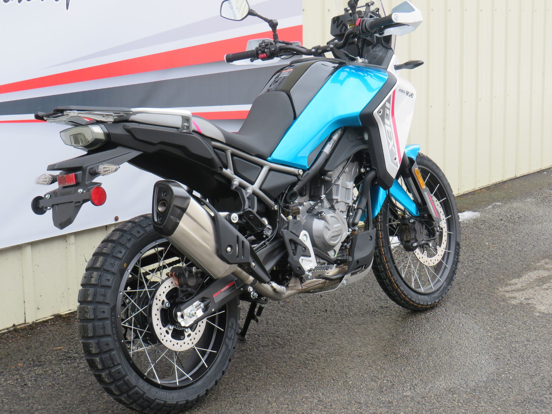New 2026 CFMOTO IBEX 450 Zephyr Blue | Motorcycles in New Ashford