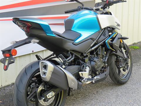 New 2025 CFMOTO 450NK Zephyr Blue | Motorcycles in New Ashford MA