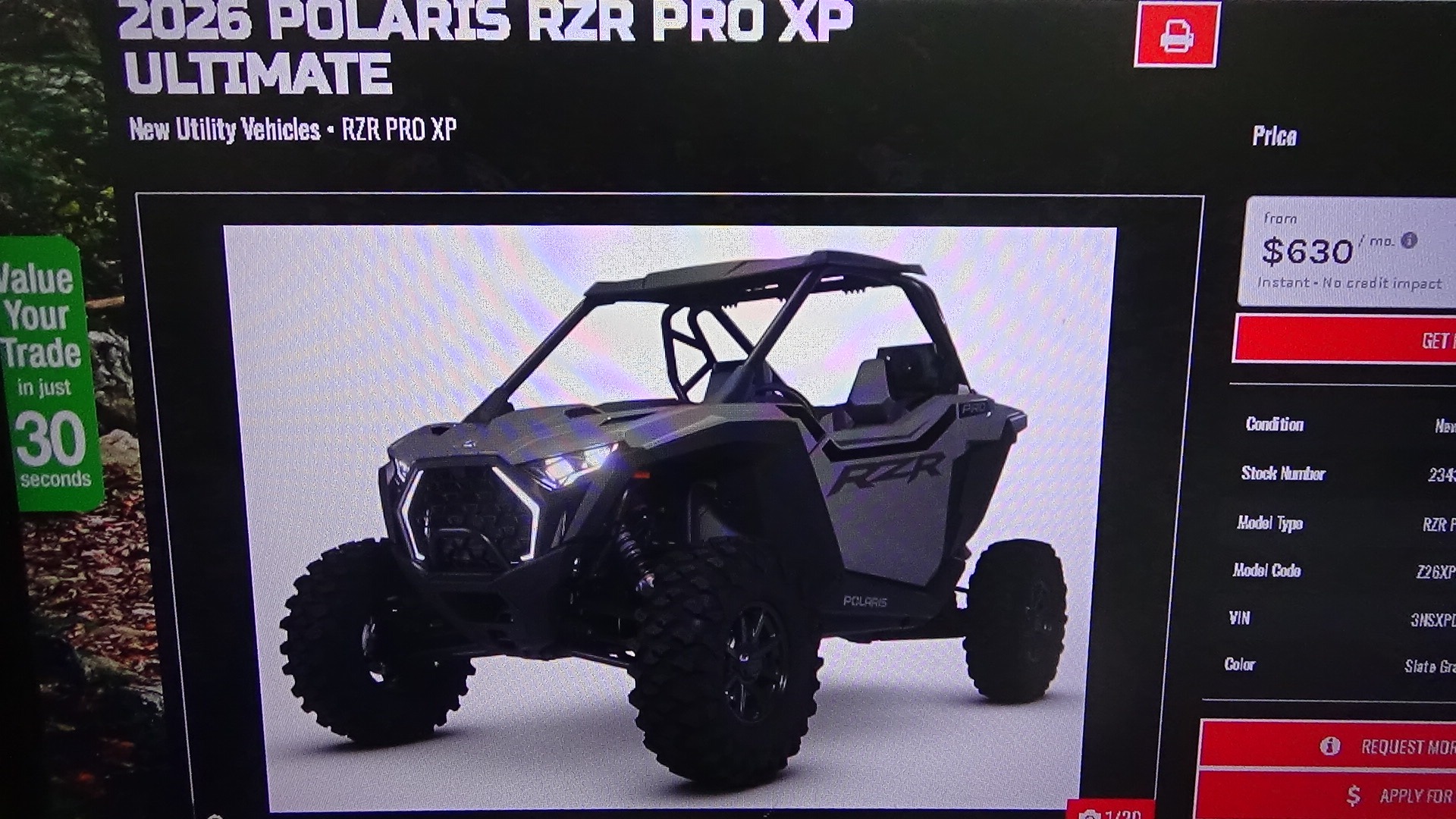 2026 Polaris RZR PRO XP Ultimate for sale 1260779