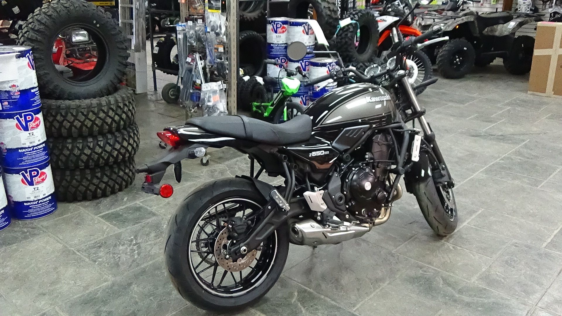 New 2024 Kawasaki Z650RS ABS Ebony / Metallic Matte Carbon Gray