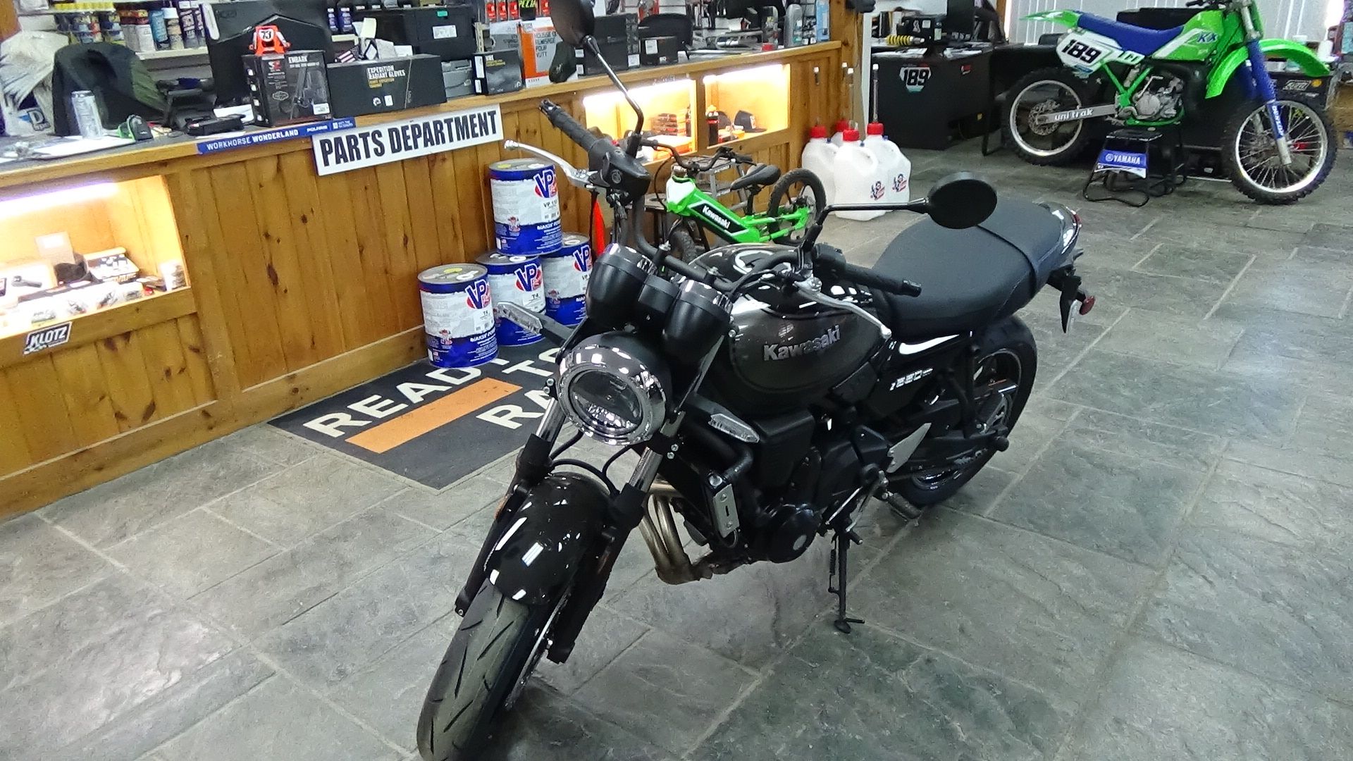 New 2024 Kawasaki Z650RS ABS Ebony / Metallic Matte Carbon Gray
