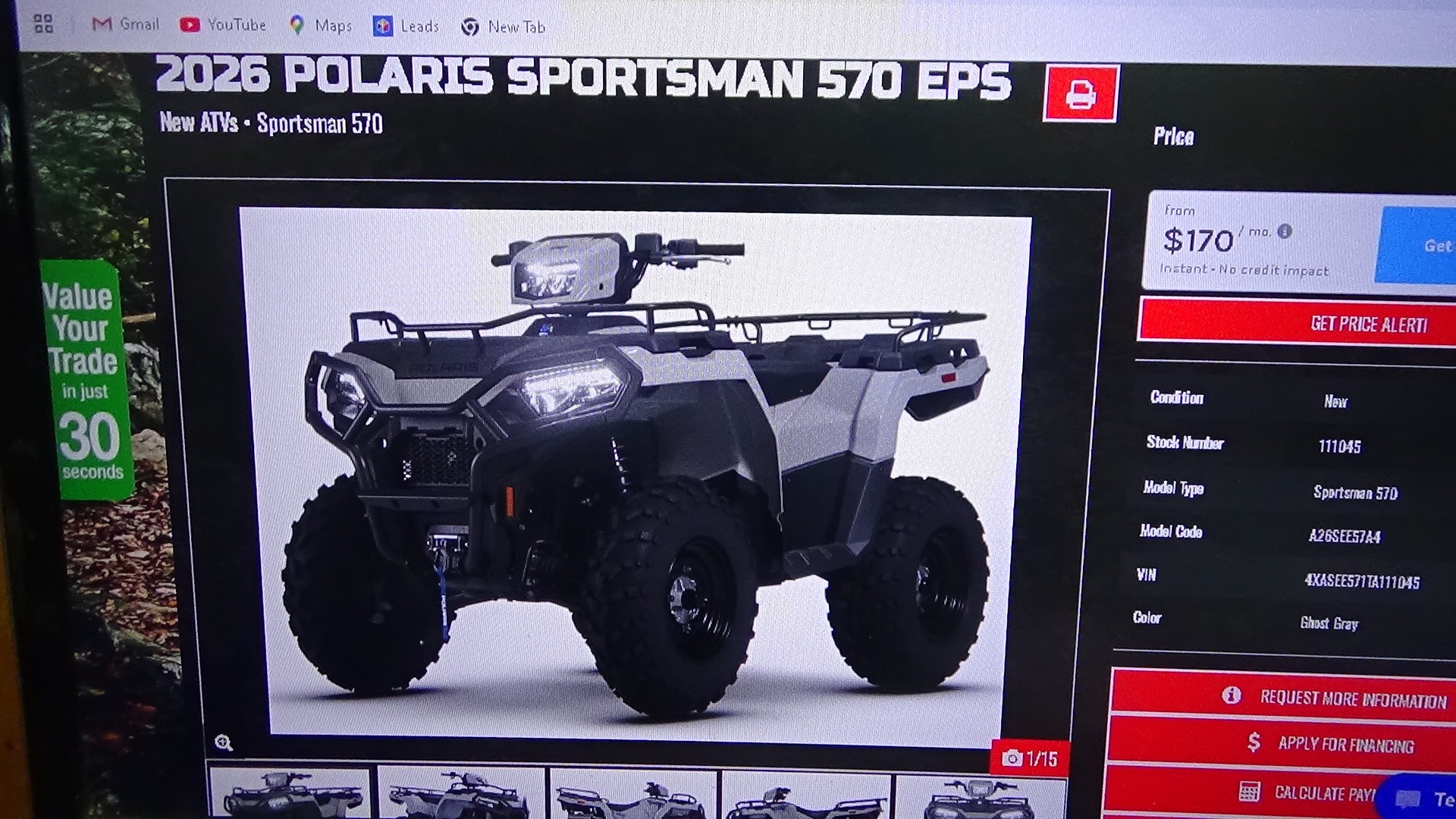 2026 Polaris Sportsman 570 EPS 1