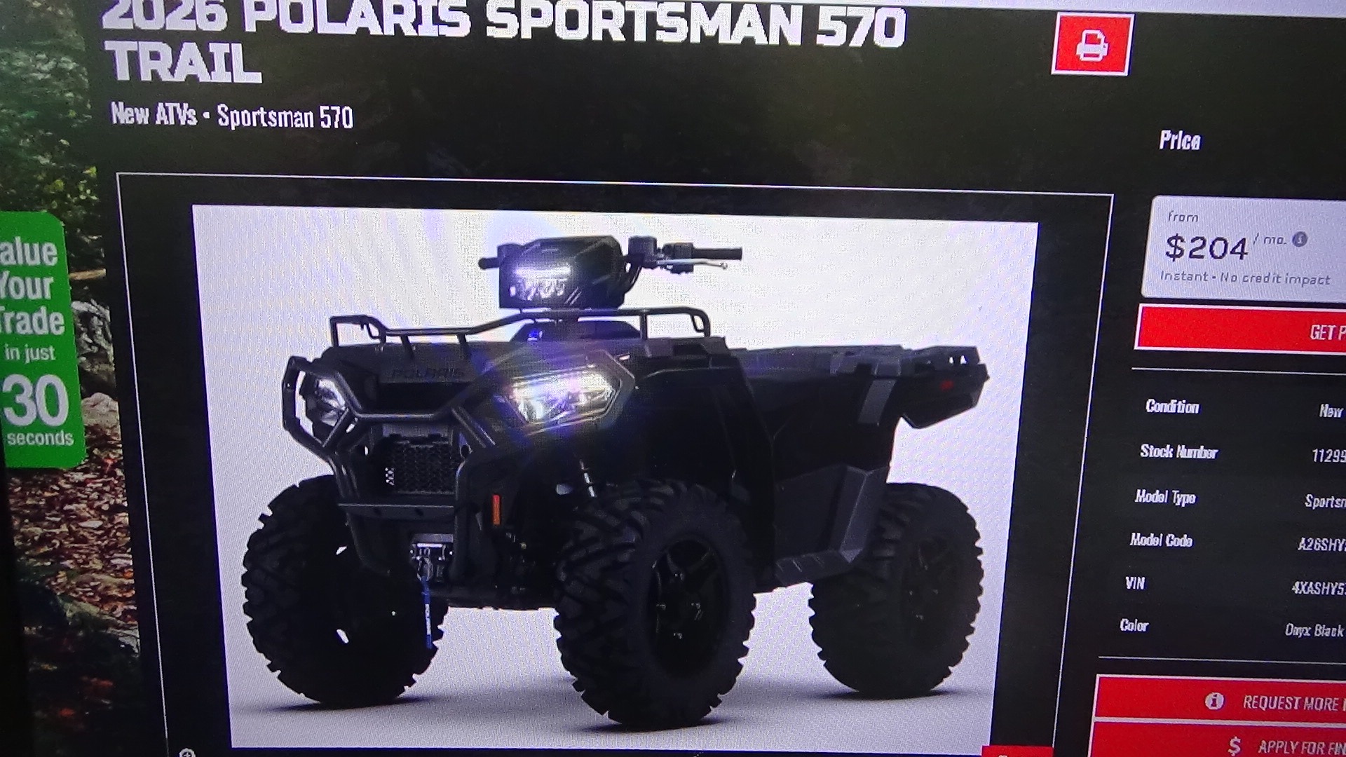 2026 Polaris Sportsman 570 Trail 1
