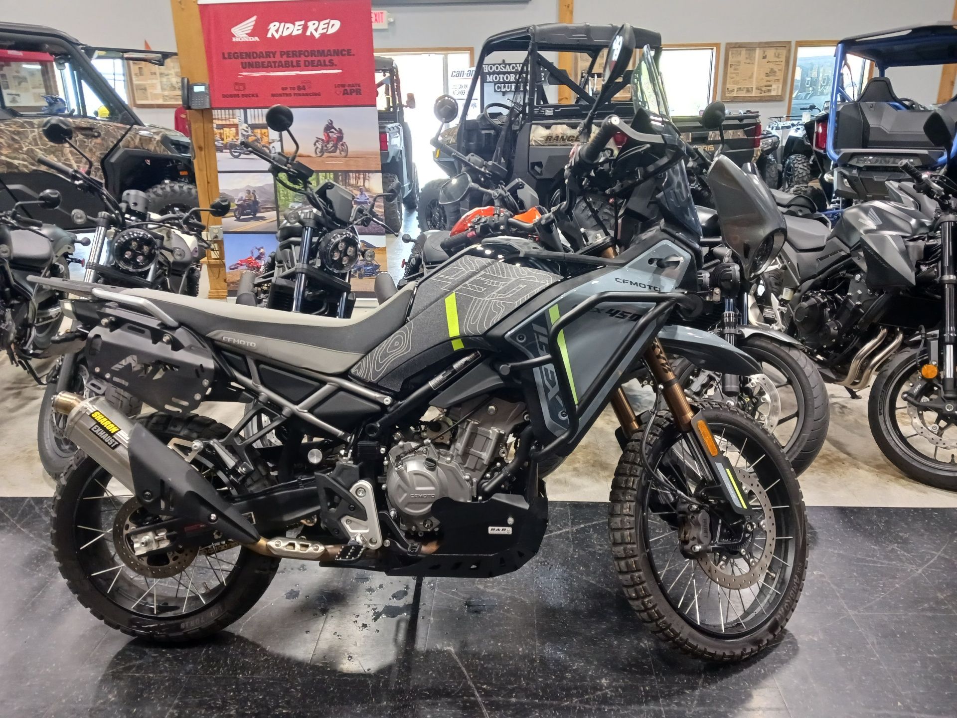 Used 2025 CFMOTO IBEX 450 Tundra Grey | Motorcycles in New Ashford