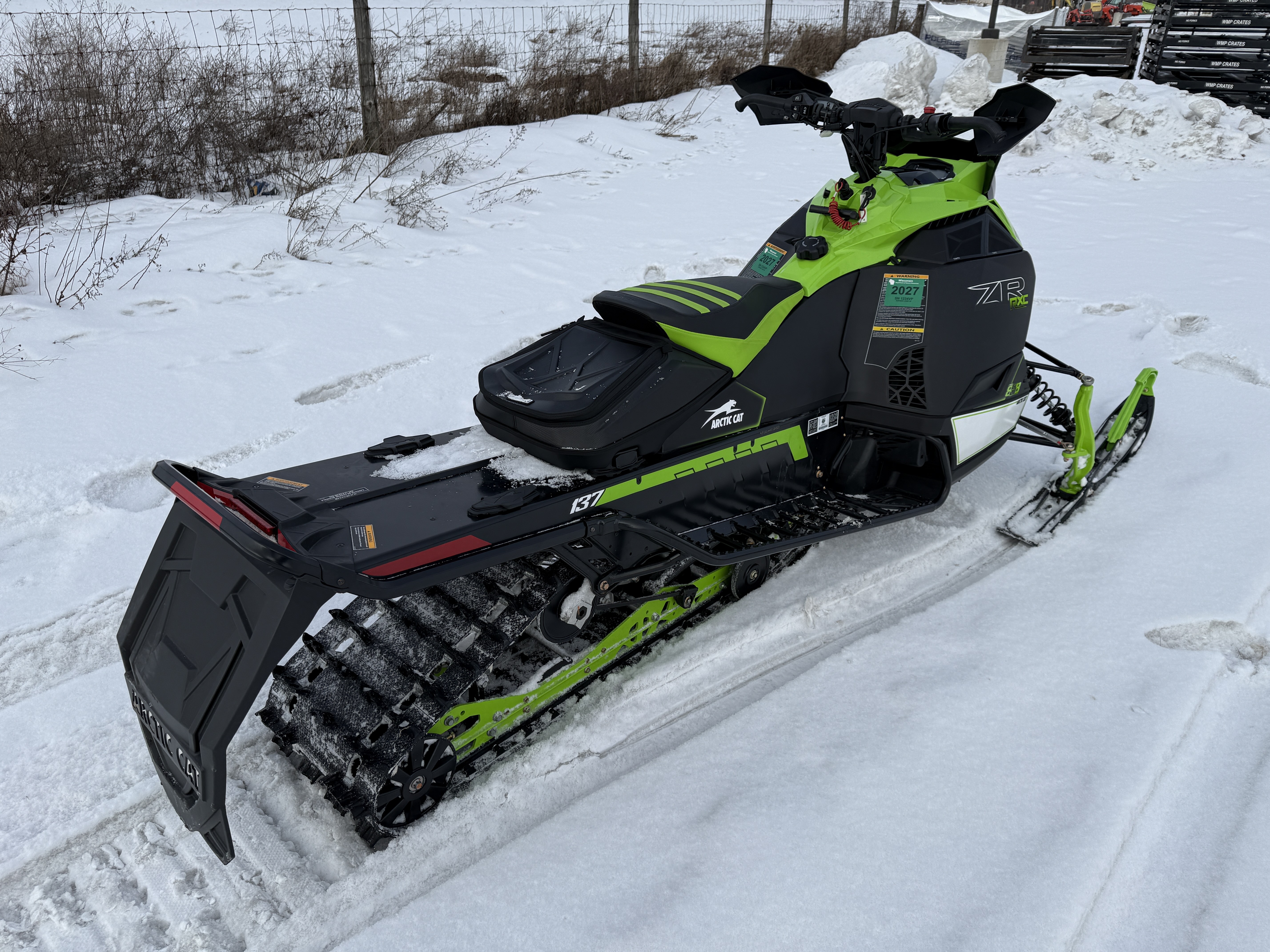 Used 2025 Arctic Cat ZR 858 R-XC ES Snowmobiles in Rothschild, WI
