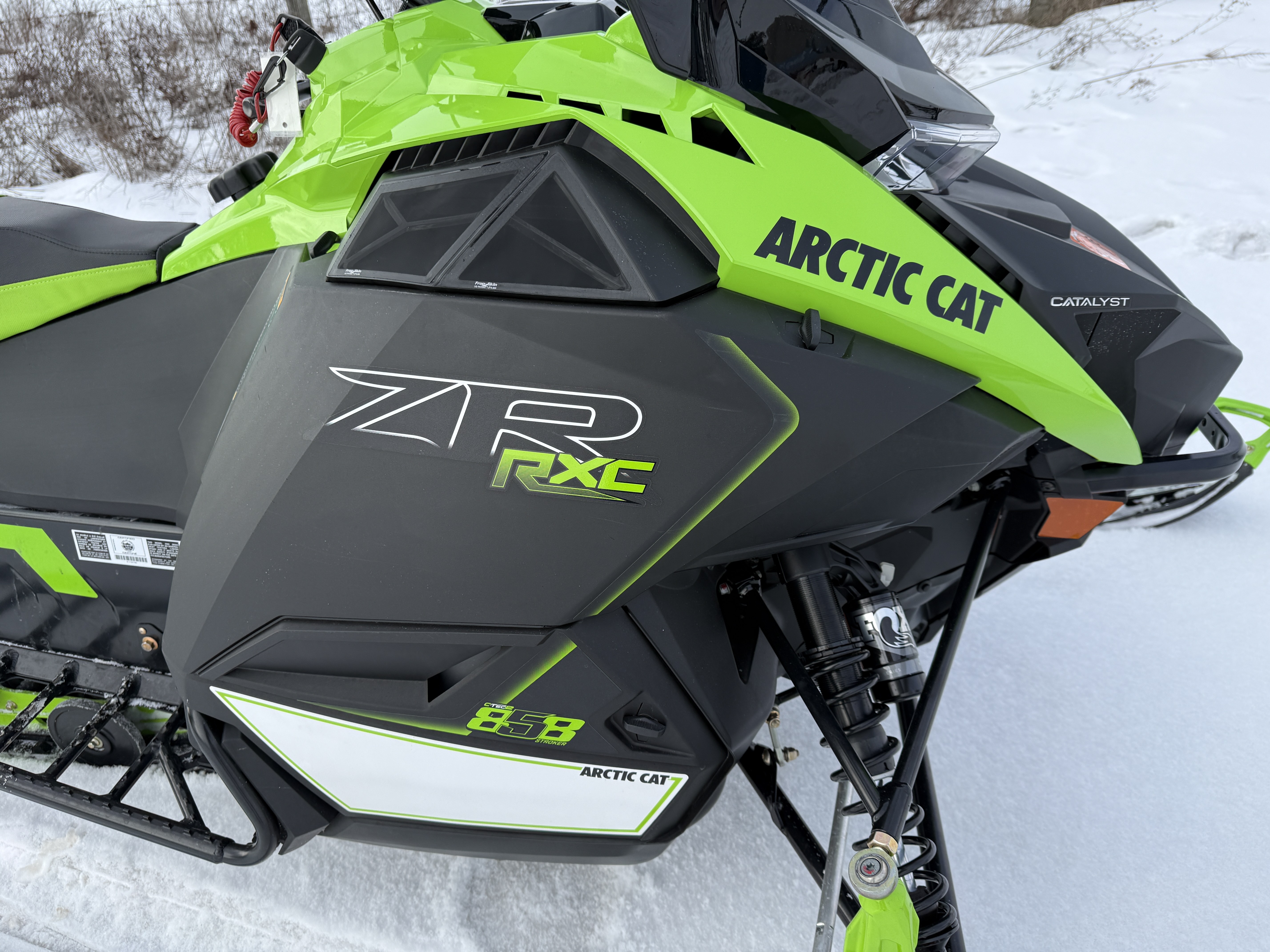 Used 2025 Arctic Cat ZR 858 R-XC ES Snowmobiles in Rothschild, WI