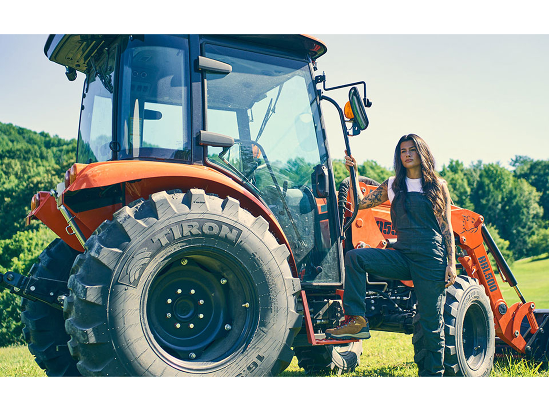 New 2025 Bad Boy Tractors 5055CH IND Tires with Loader