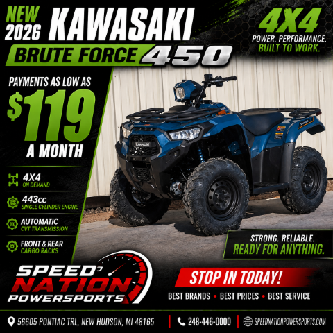 2026 Kawasaki Brute Force 450 4x4 — photo 1 of 7