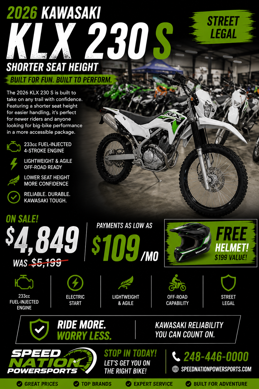 2026 KLX®230 S