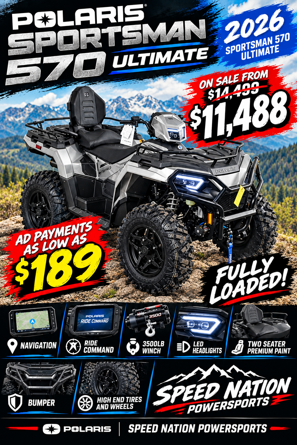 2026 Sportsman Touring 570 Ultimate