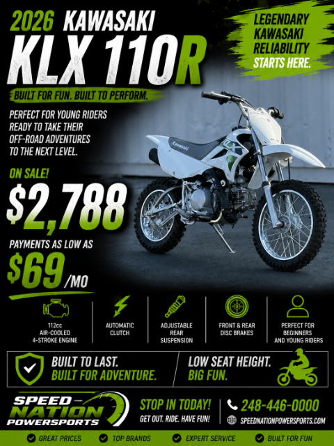 2026 Kawasaki KLX110R — photo 1 of 5