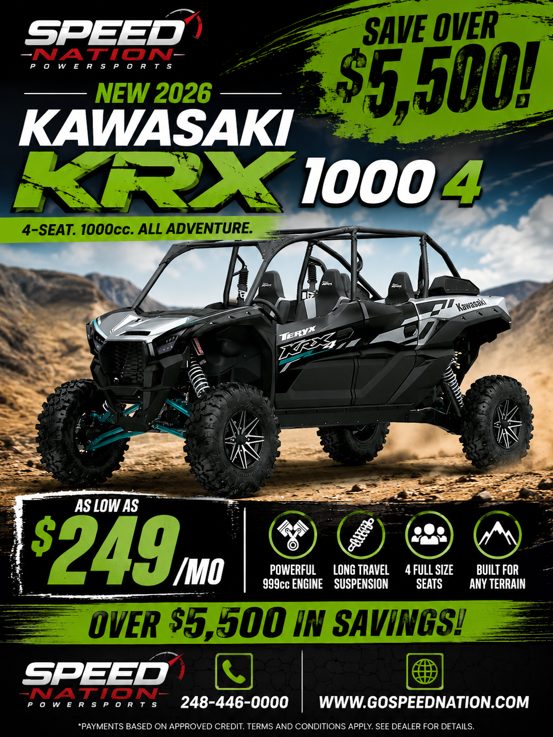 2025 Kawasaki Teryx® KRX4 1000 for sale 753998