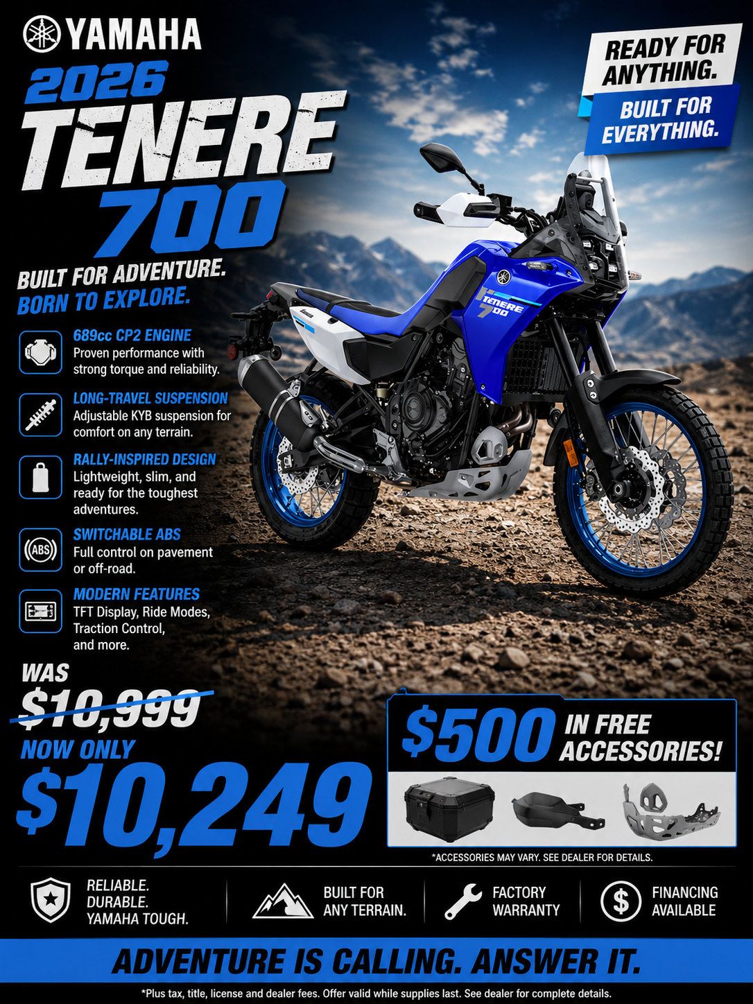 2026 Tenere 700