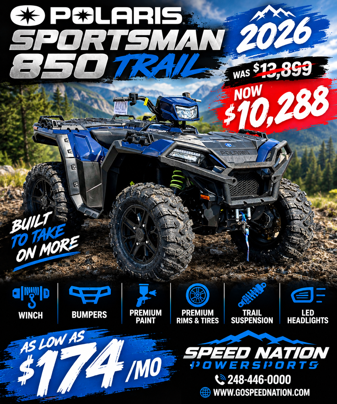 2026 Polaris Sportsman 850 Trail for sale 1034107