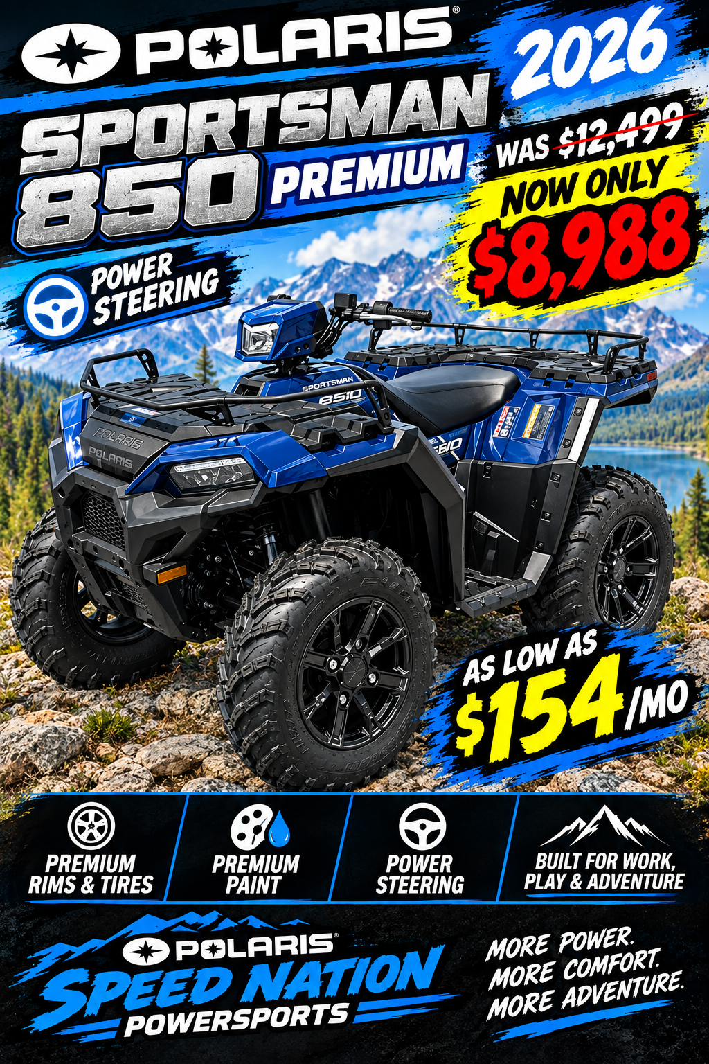 2026 Sportsman 850 Premium