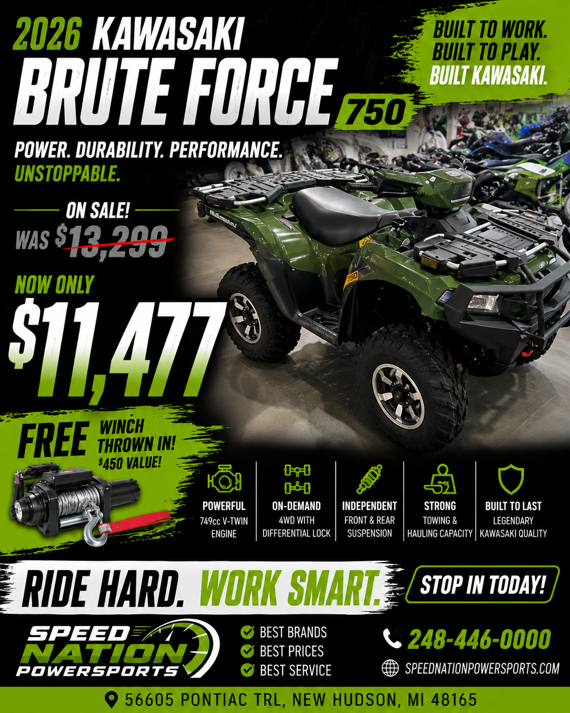 2026 Brute Force® 750 SE EPS