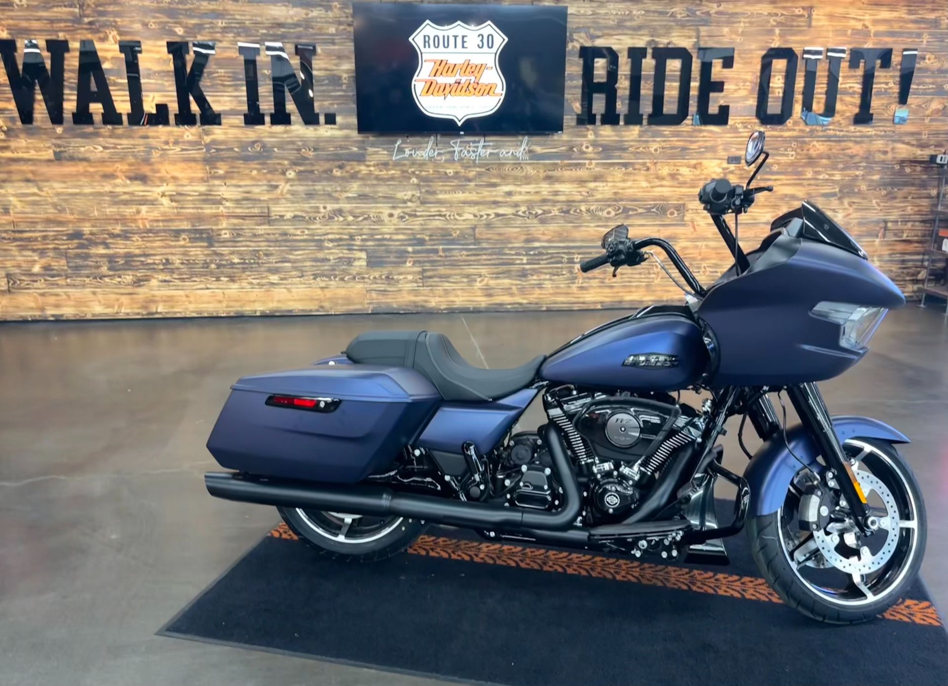 New 2025 Harley-Davidson Road Glide® Purple Abyss Denim (Black