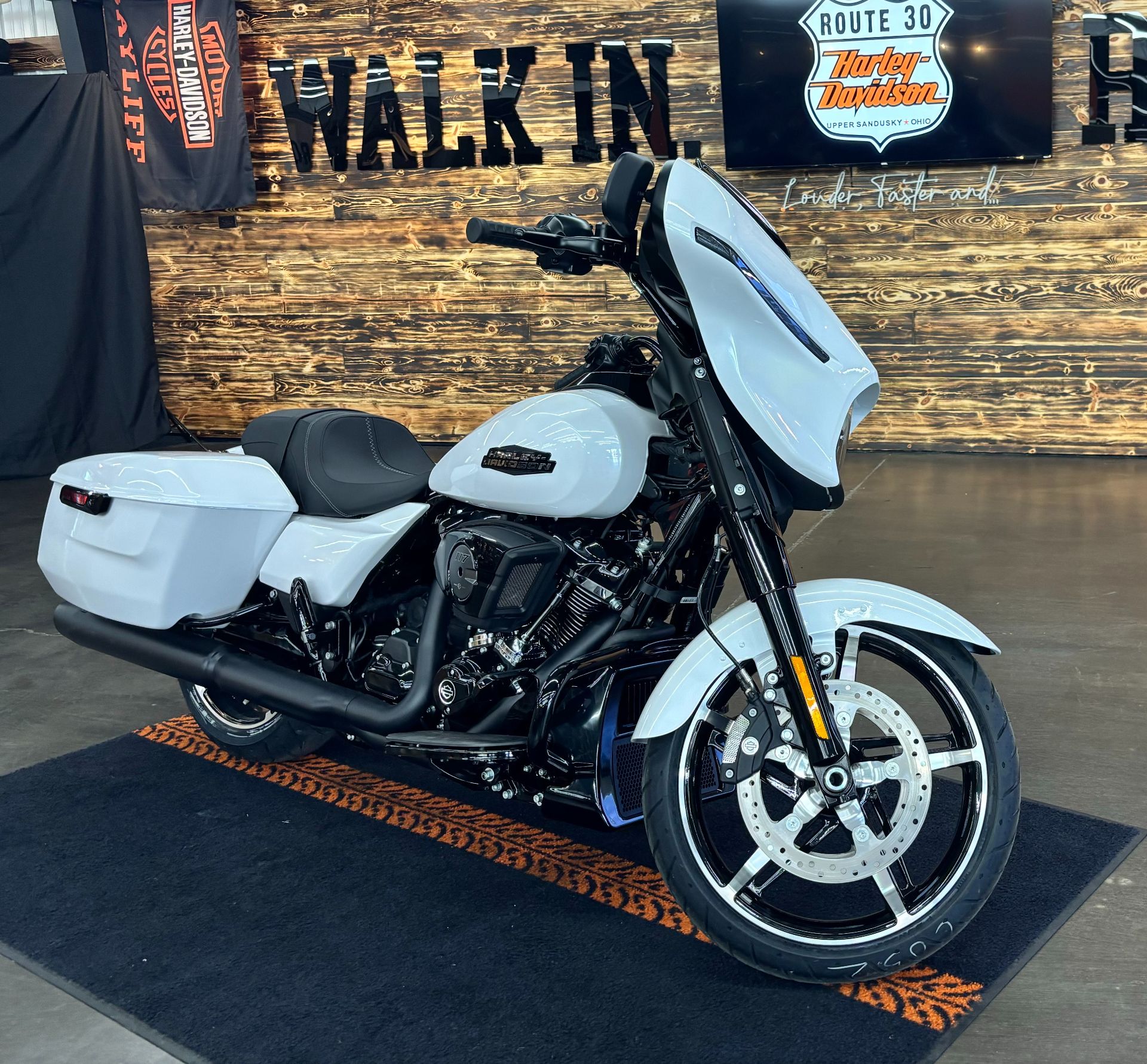 New 2025 Harley-Davidson Street Glide® White Onyx Pearl (Black