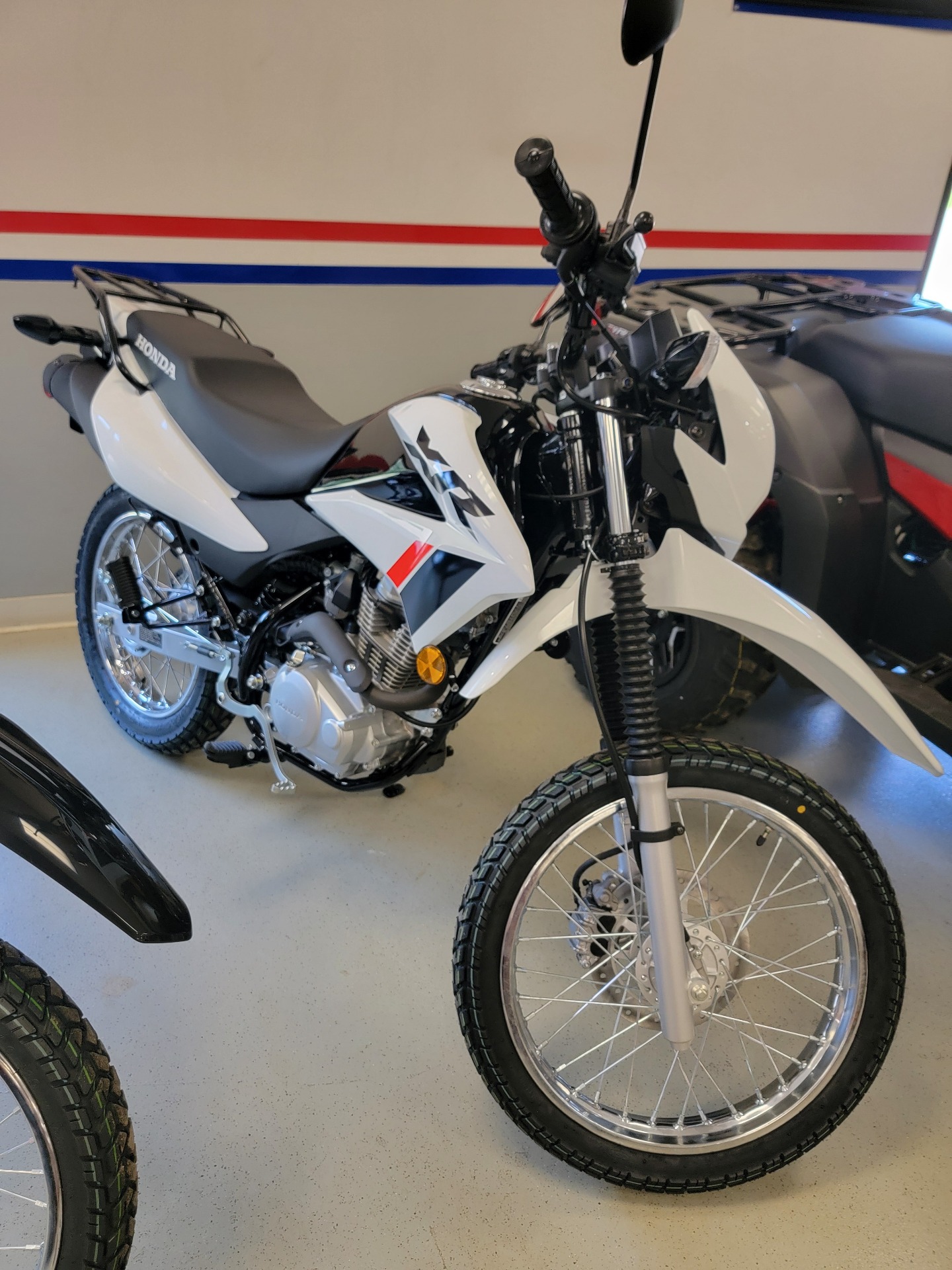 New 2024 Honda XR150L, Gaines PA Specs, Price, Photos White