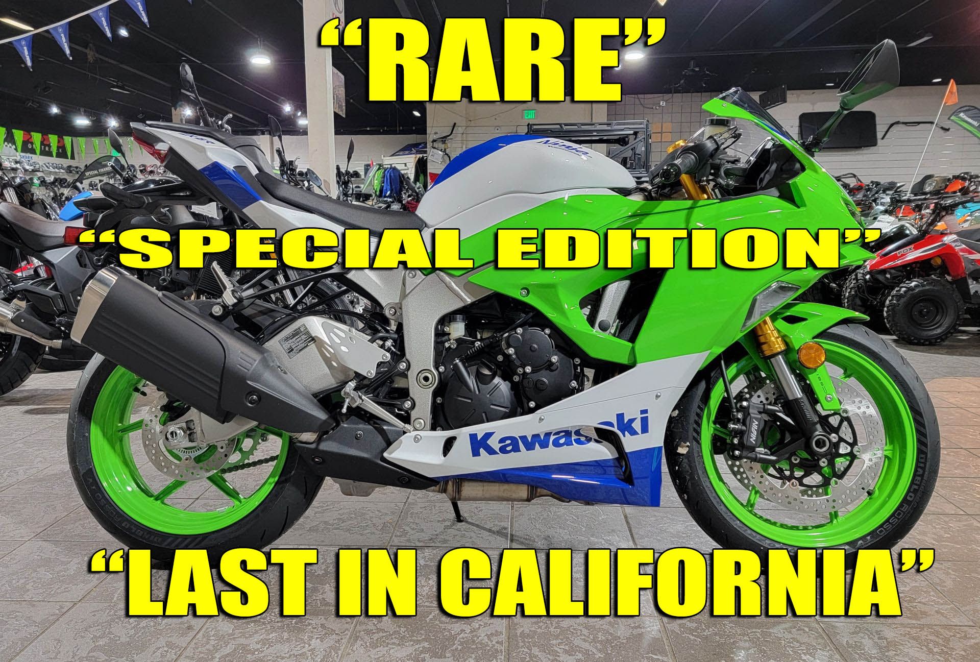 New 2024 Kawasaki Ninja ZX-6R KRT 40TH ANNIVERSARY EDITION