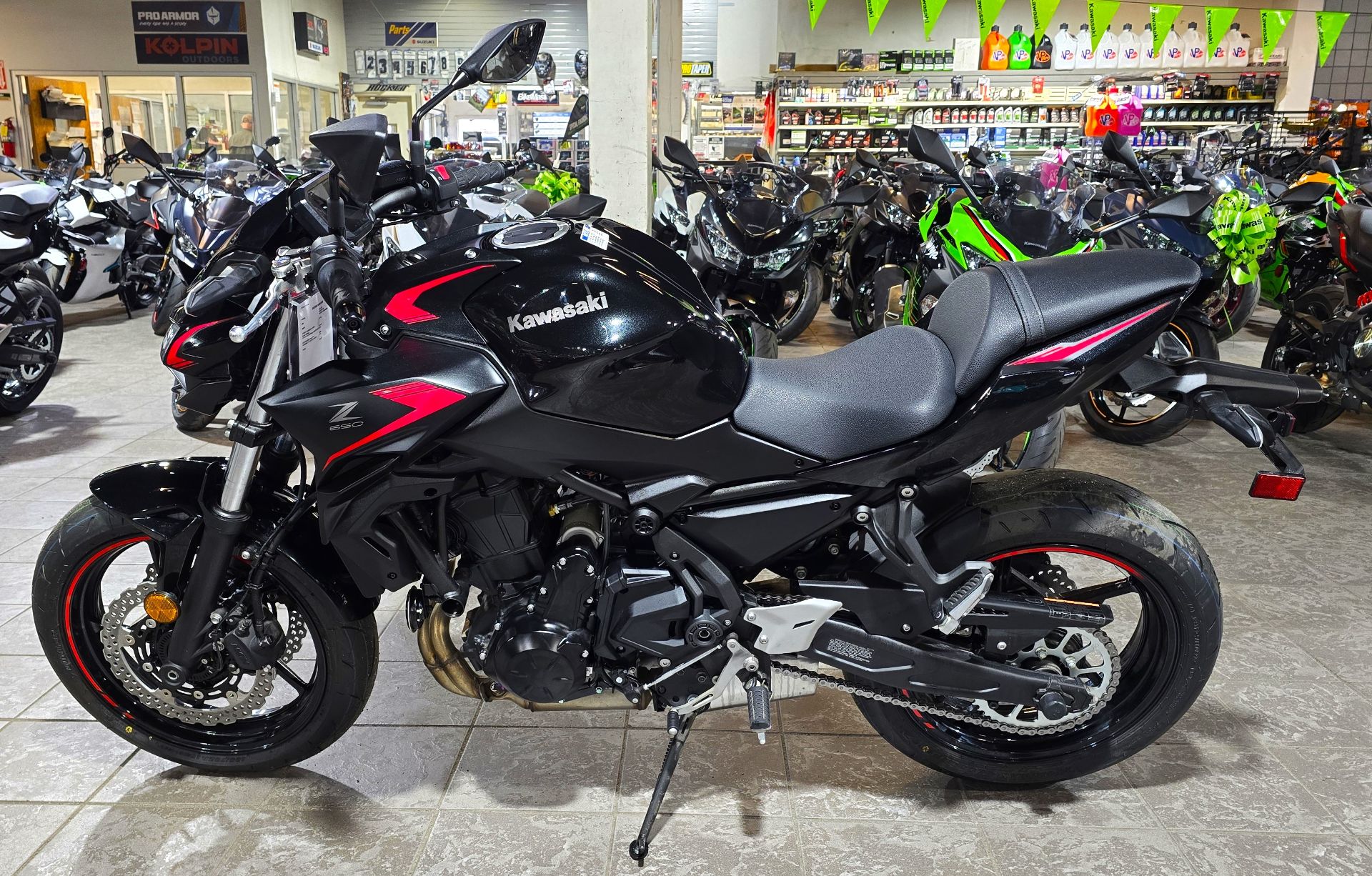New 2023 Kawasaki Z650 powersports in Salinas, CA | Stock