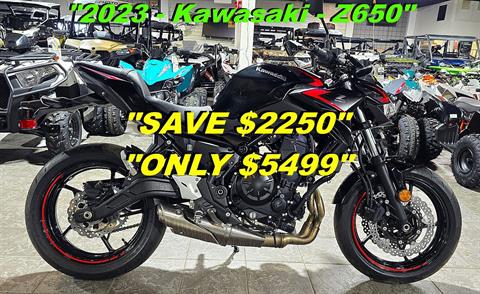 New 2023 Kawasaki Z650 powersports in Salinas, CA | Stock