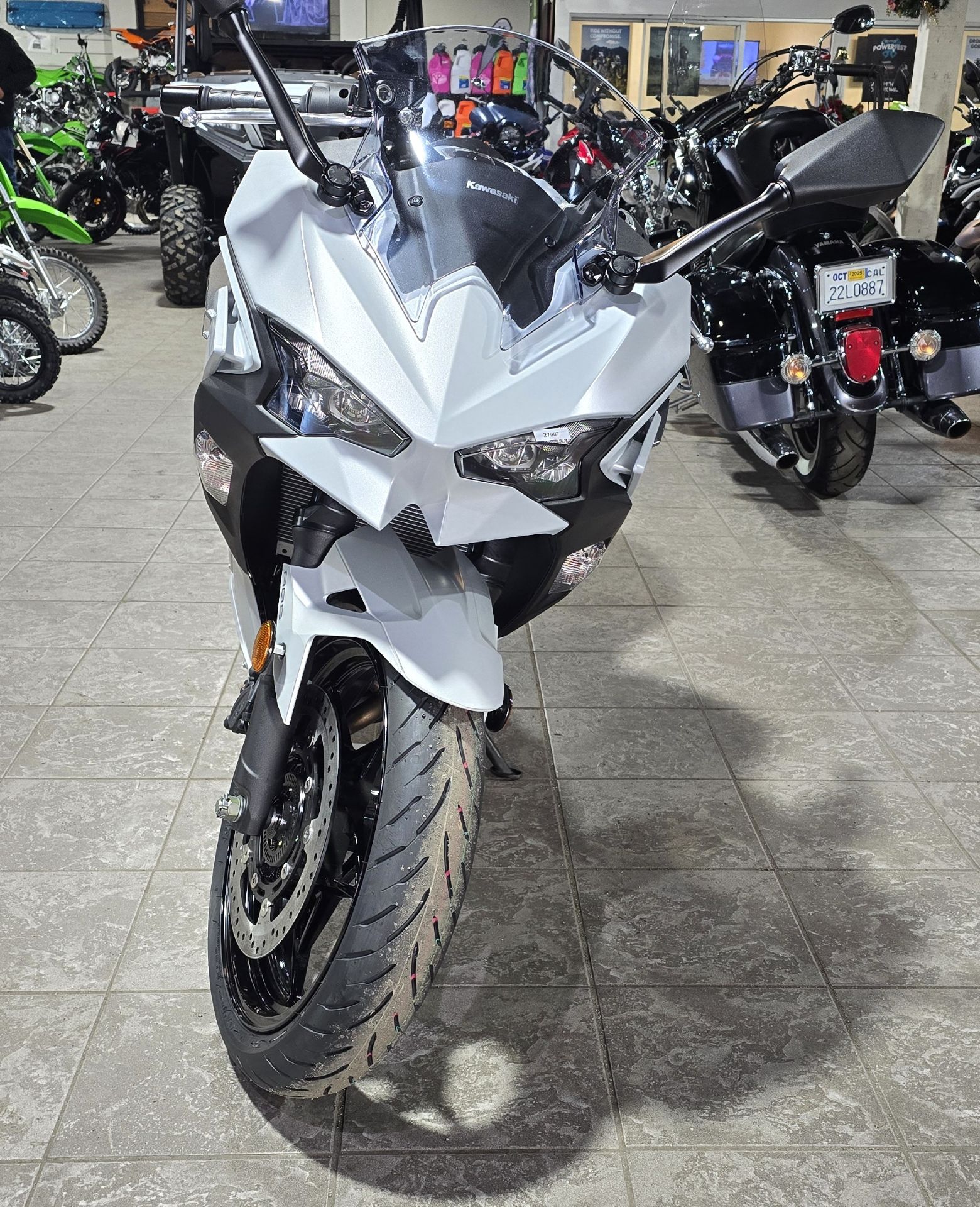 New 2025 Kawasaki Ninja 500 powersports in Salinas, CA | Stock
